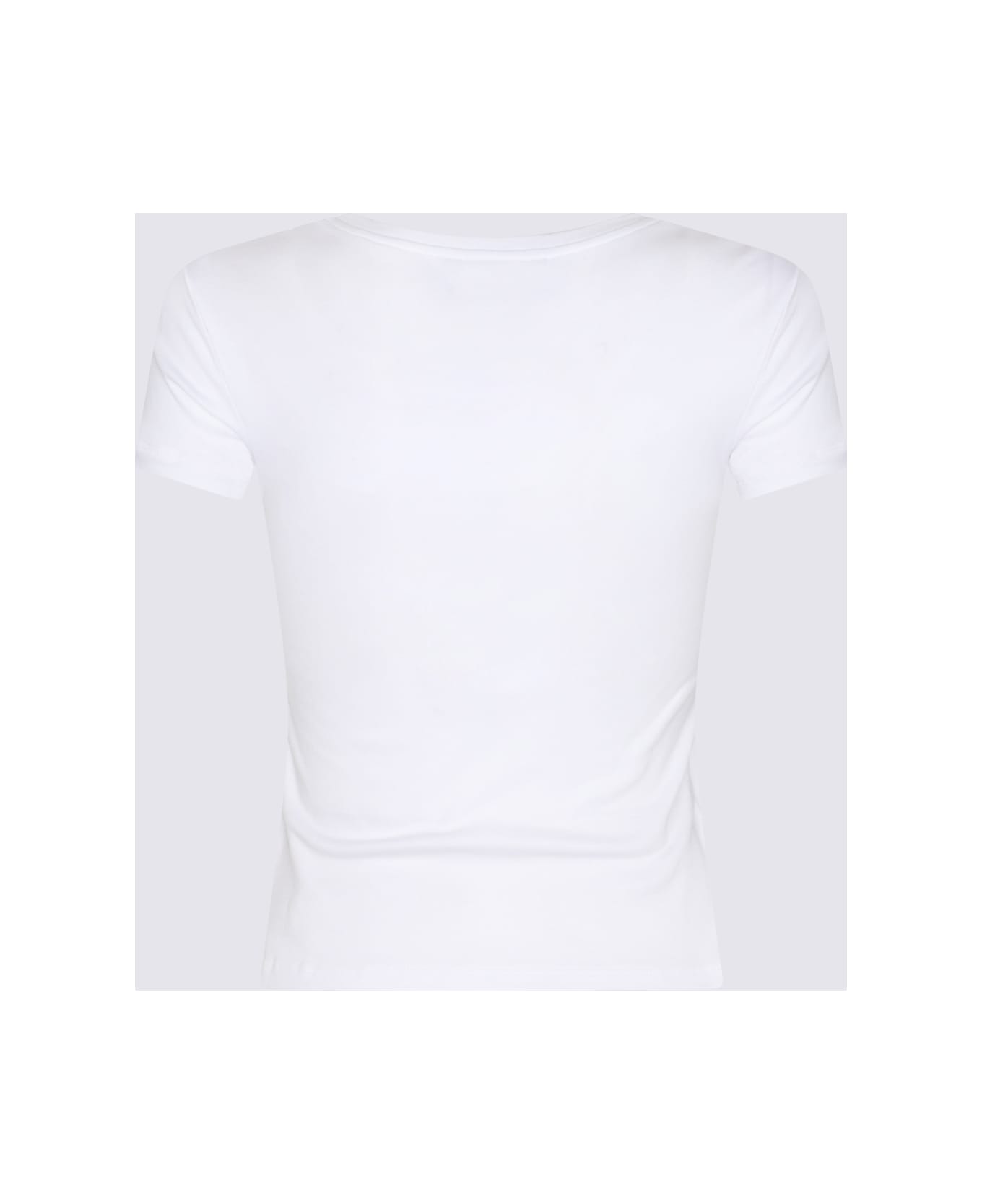 Blumarine White Cotton T-shirt - White Tシャツ