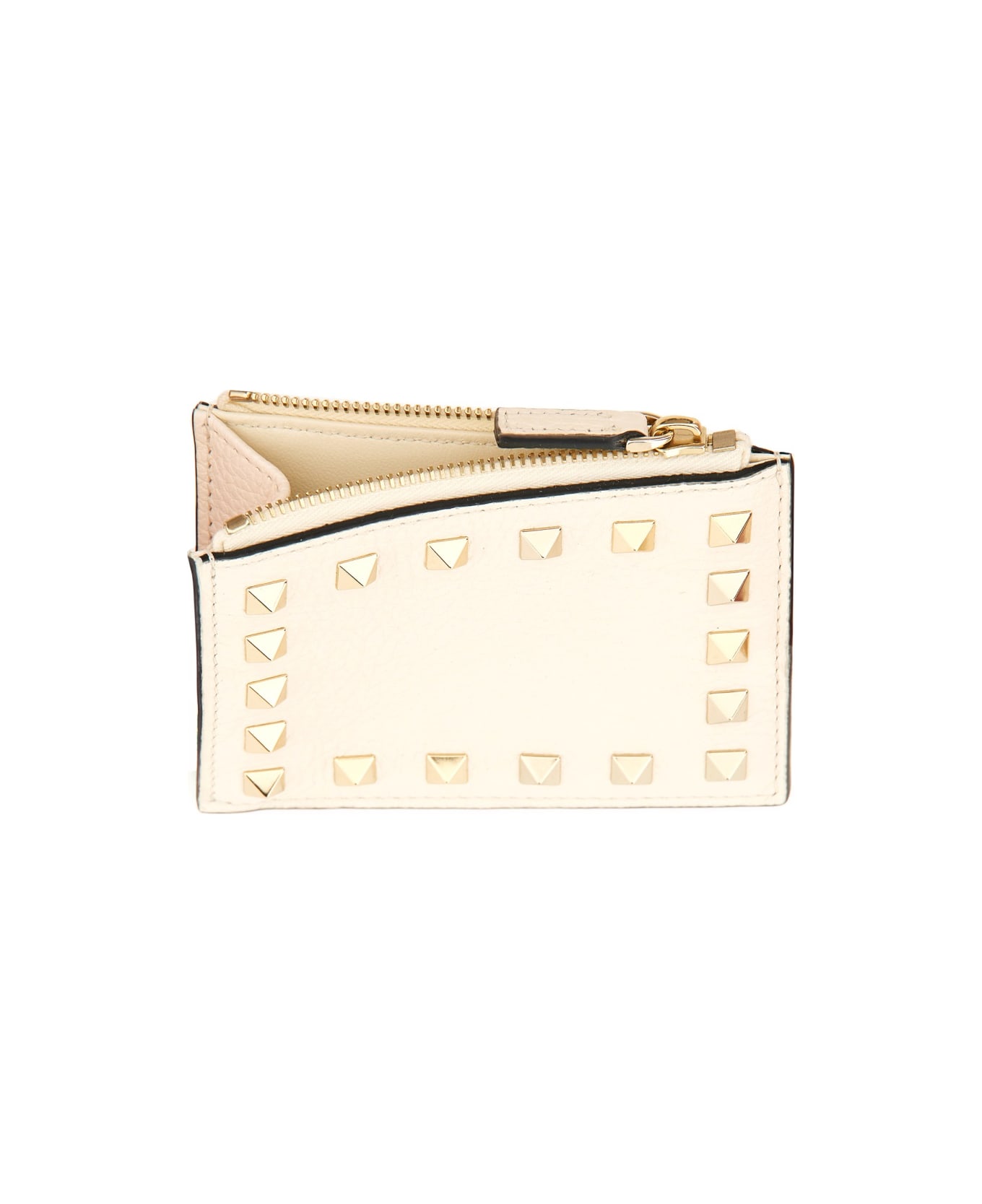 Valentino Garavani "rockstud" Wallet - IVORY