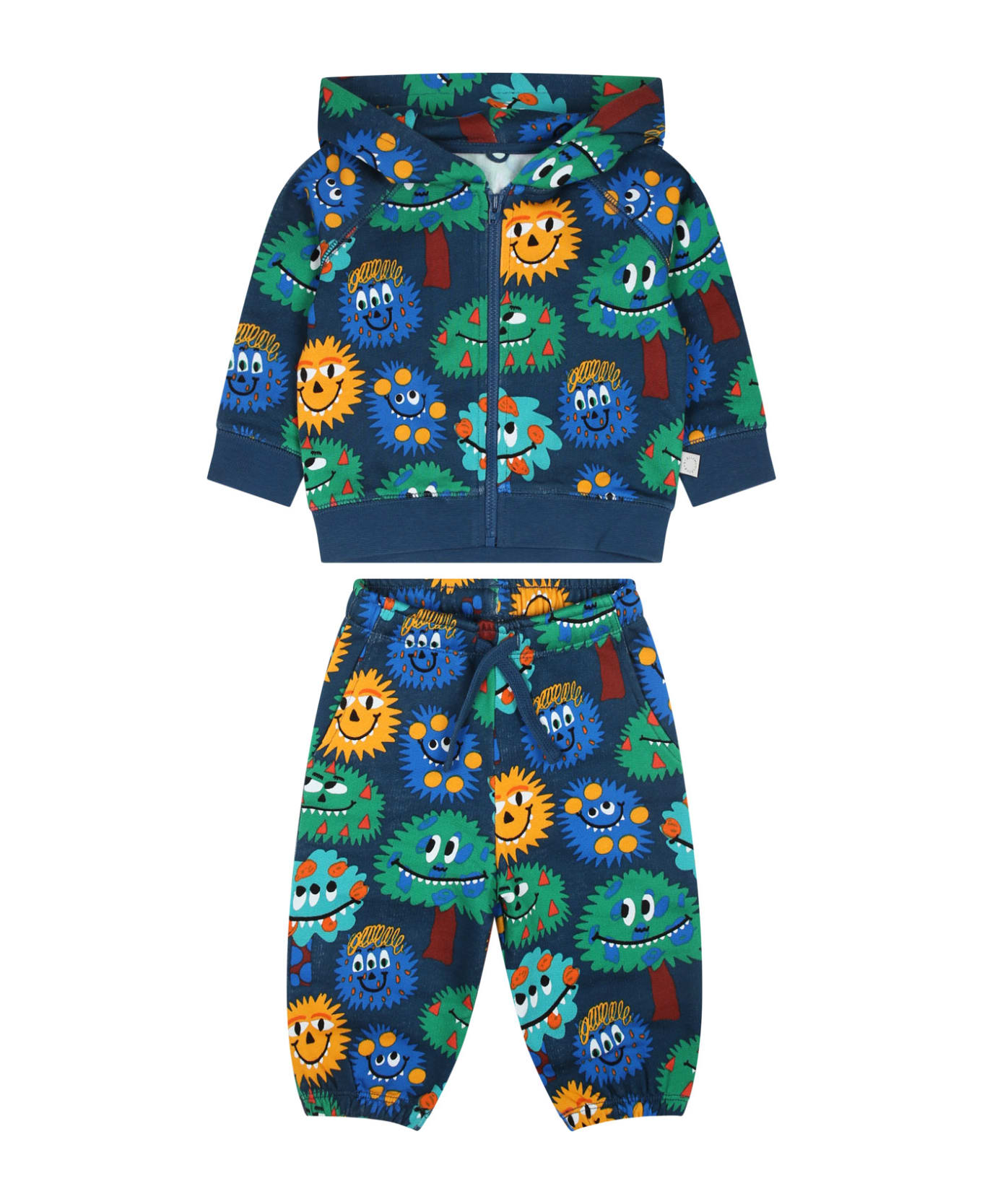 Stella McCartney Kids Multicolor Set For Baby Boy With All-over Print - Multicolor