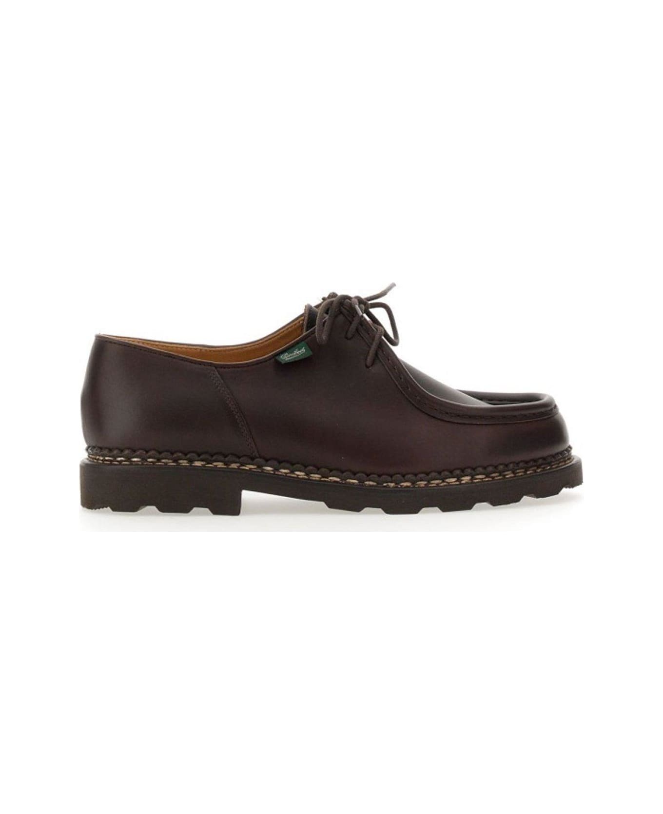 Paraboot Michael Round-toe Lace-up Shoes - Marron Lis Cafe