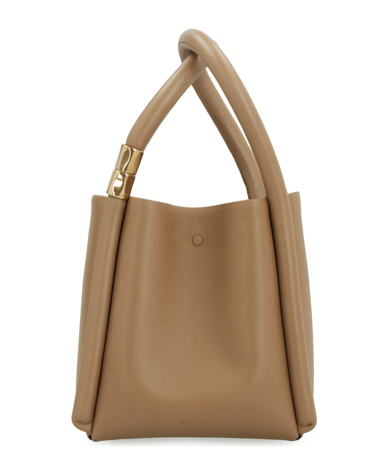 トートバッグ BOYY Mustard Leather Lotus 12 Handbag BOYY Lotus 12 Leather Mini Bag | italist