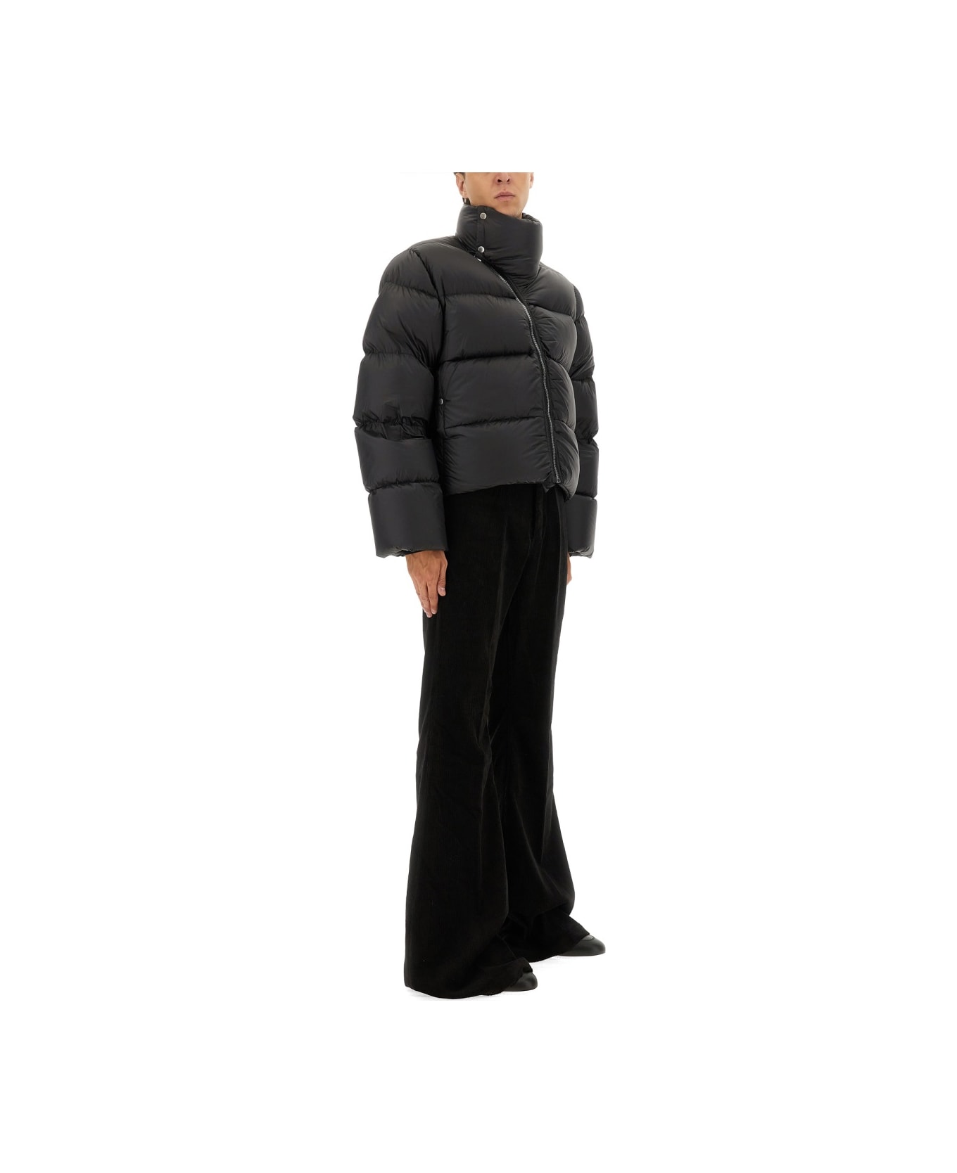 Rick Owens Down Jacket "turtle" - BLACK