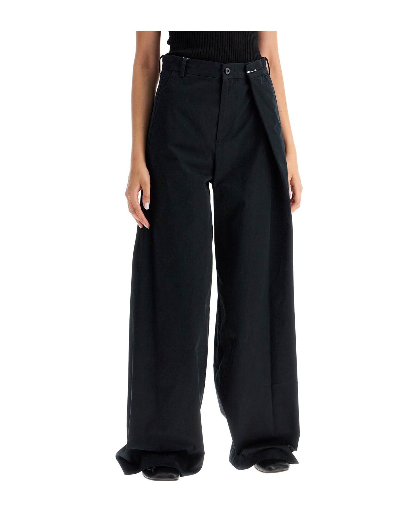 MM6 Maison Margiela Palazzo Pants - BLACK (Black)