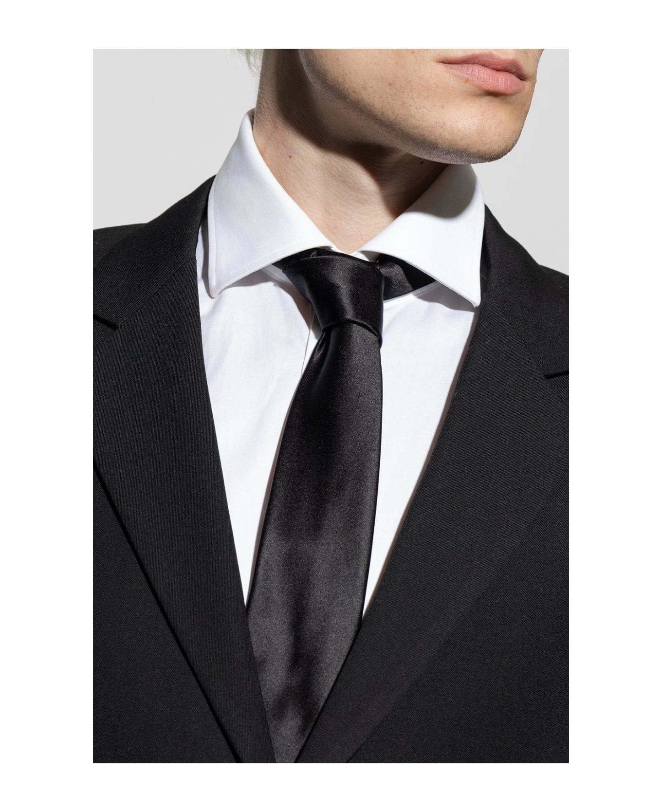 Emporio Armani Silk Tie - Black