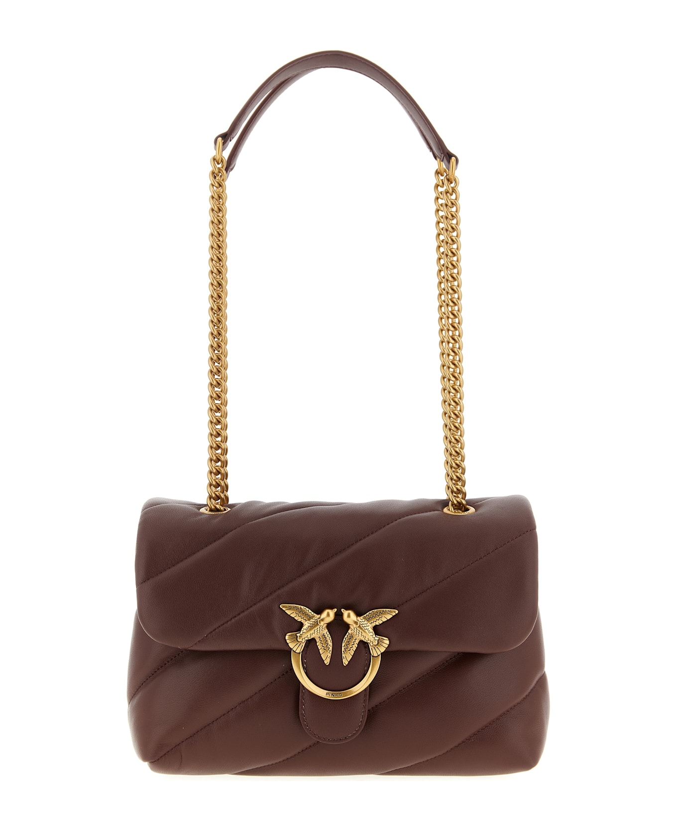 Pinko 'classic Love Puff' Crossbody Bag - Bordeaux