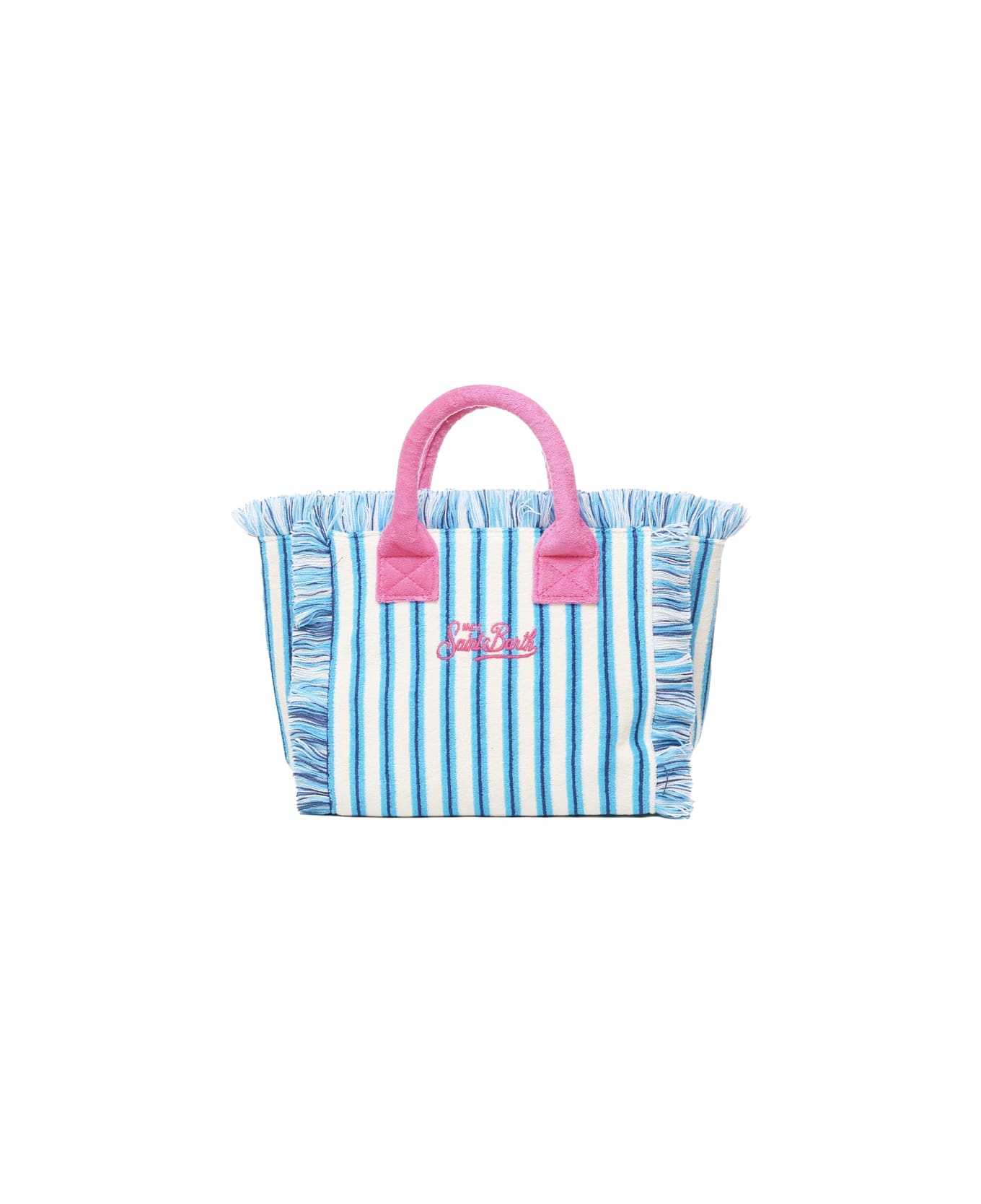 MC2 Saint Barth Colette Bag With Handles And Shoulder Strap - Azzurro, azzurro chiaro, rosa トートバッグ
