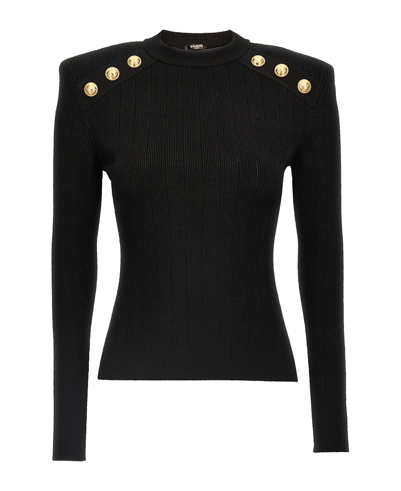 Balmain 
chiocciola
 Sweater - Black