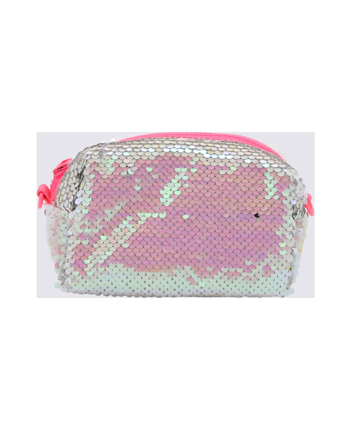 Billieblush Pink And Silver Pouches - White