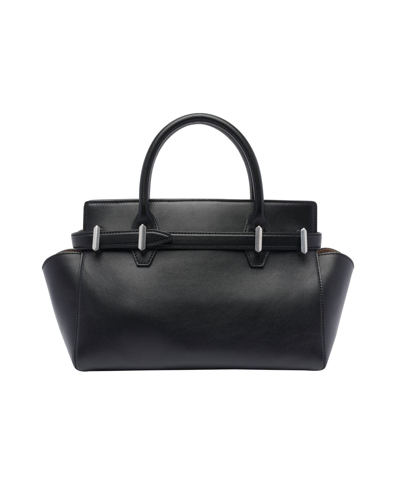 Jimmy Choo Diamond Belted Tote Bag - Black