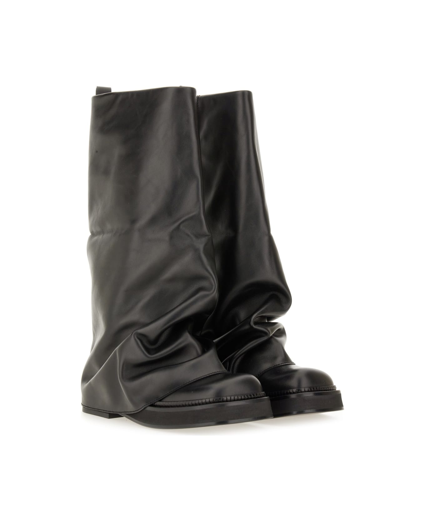 The Attico Combat Boot "robin" - BLACK