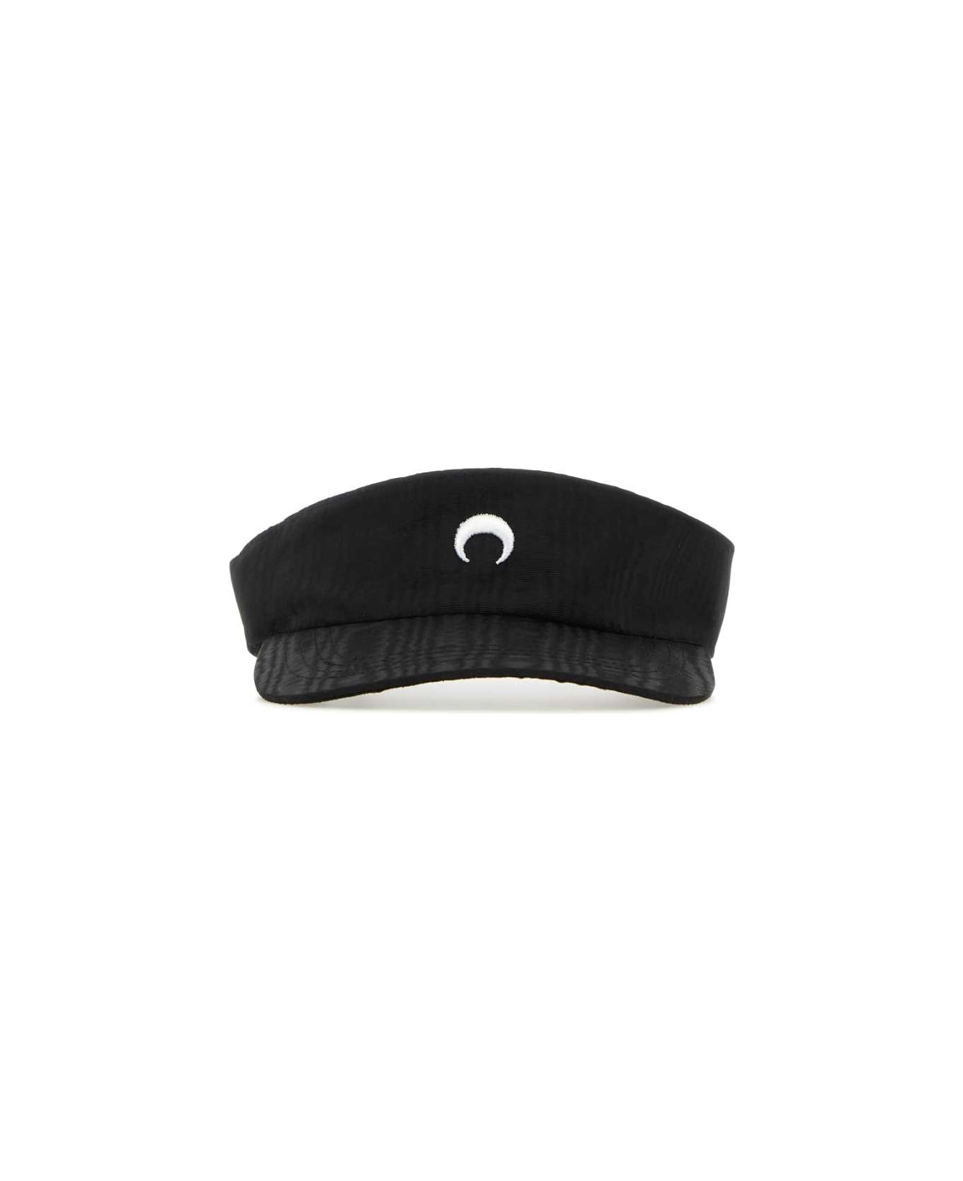 Marine Serre Black Polyester Visor - BLACK