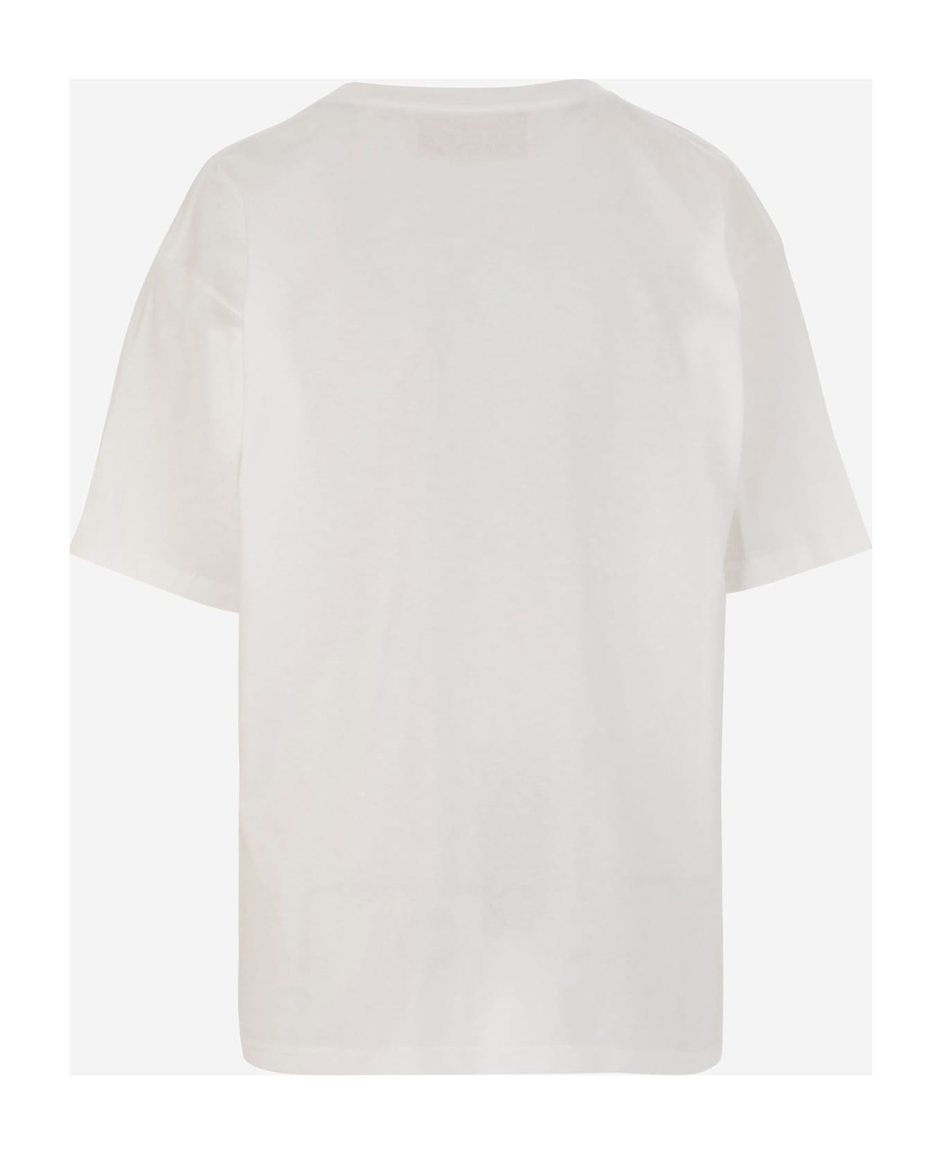 Valentino Chez Print Cotton Jersey T-shirt - White