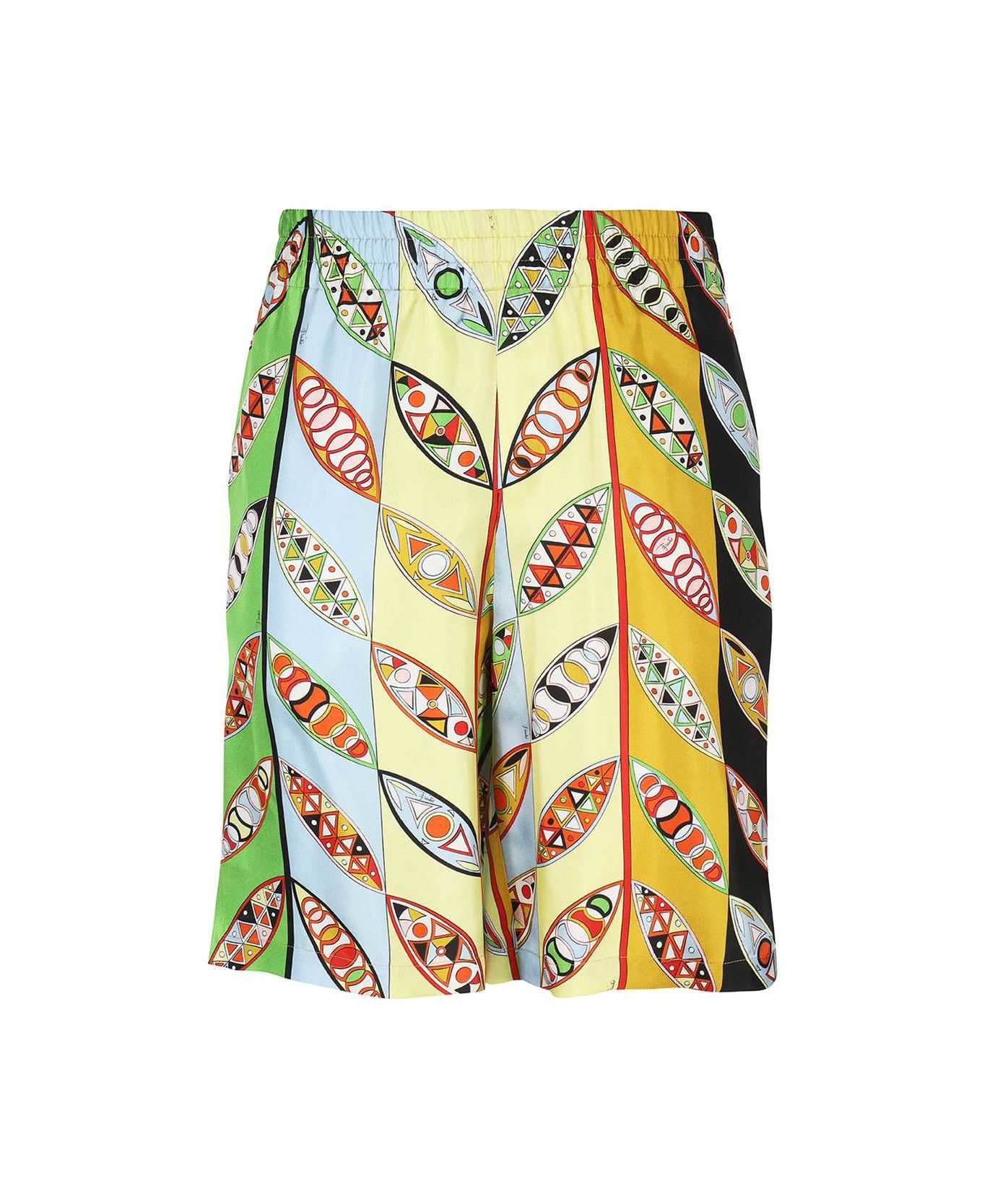 Pucci Silk Bermuda Shorts - Multicolor