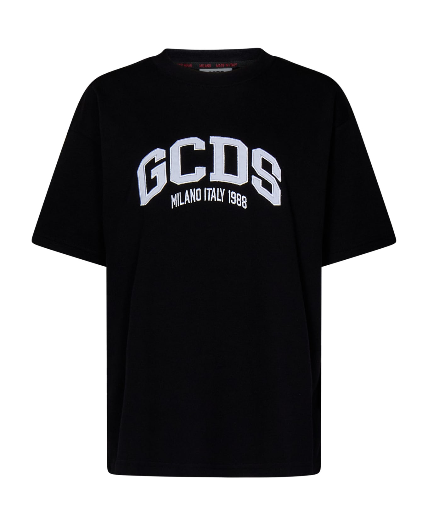 GCDS Gcds Logo Lounge T-shirt - Black Tシャツ