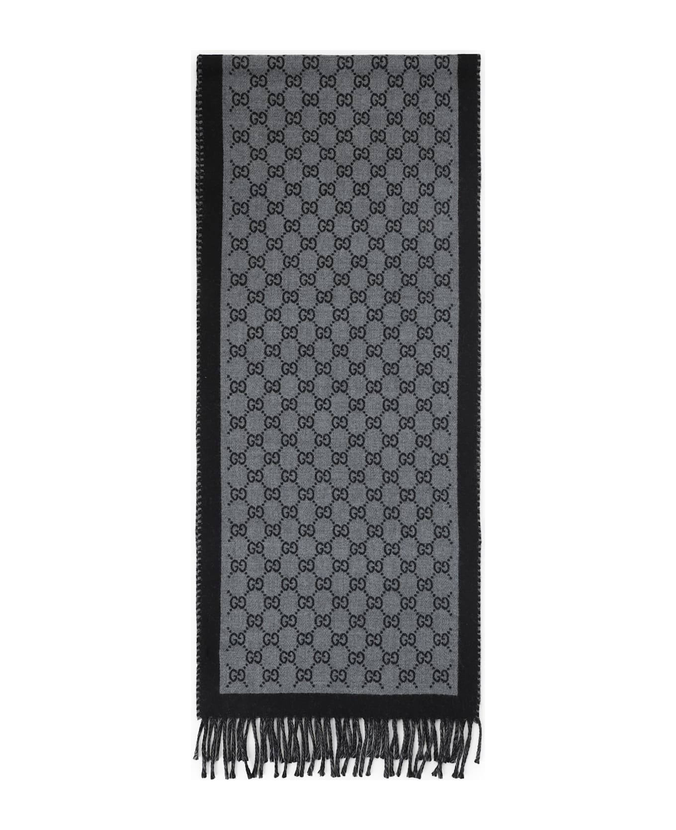 Gucci New Moon Wool Scarf - Flanner Black