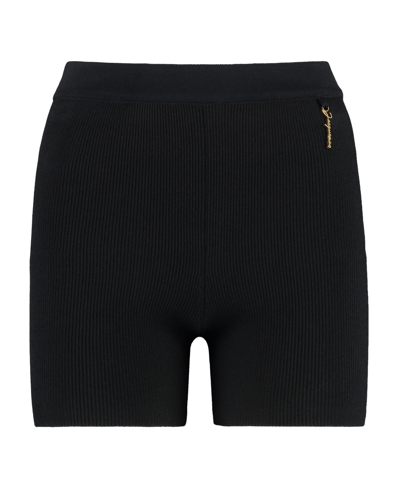 Jacquemus Pralu Knitted Shorts - black
