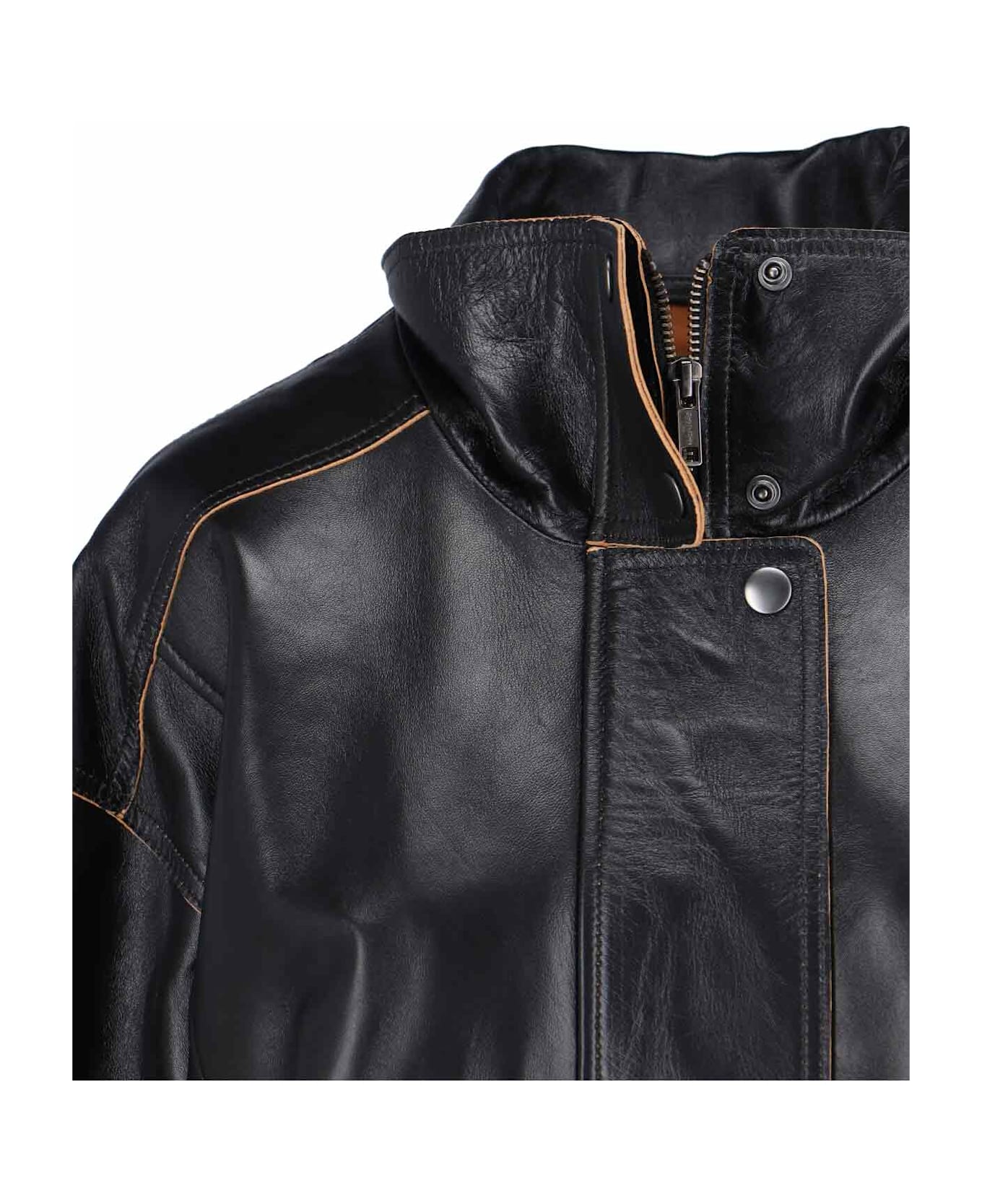 Calvin Klein Sheep Skin Jacket - Black  