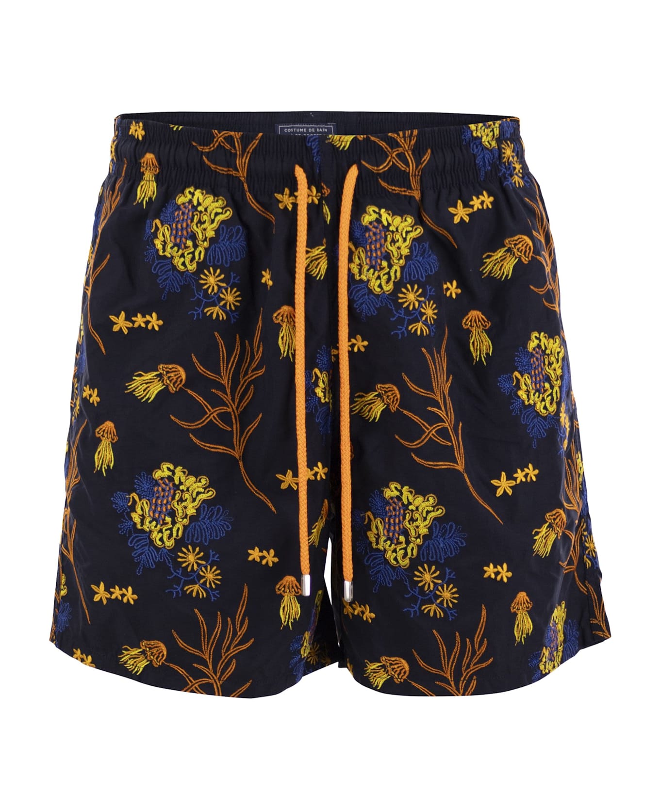 Vilebrequin Mistral - Patterned Swimming Shorts - Night Blue