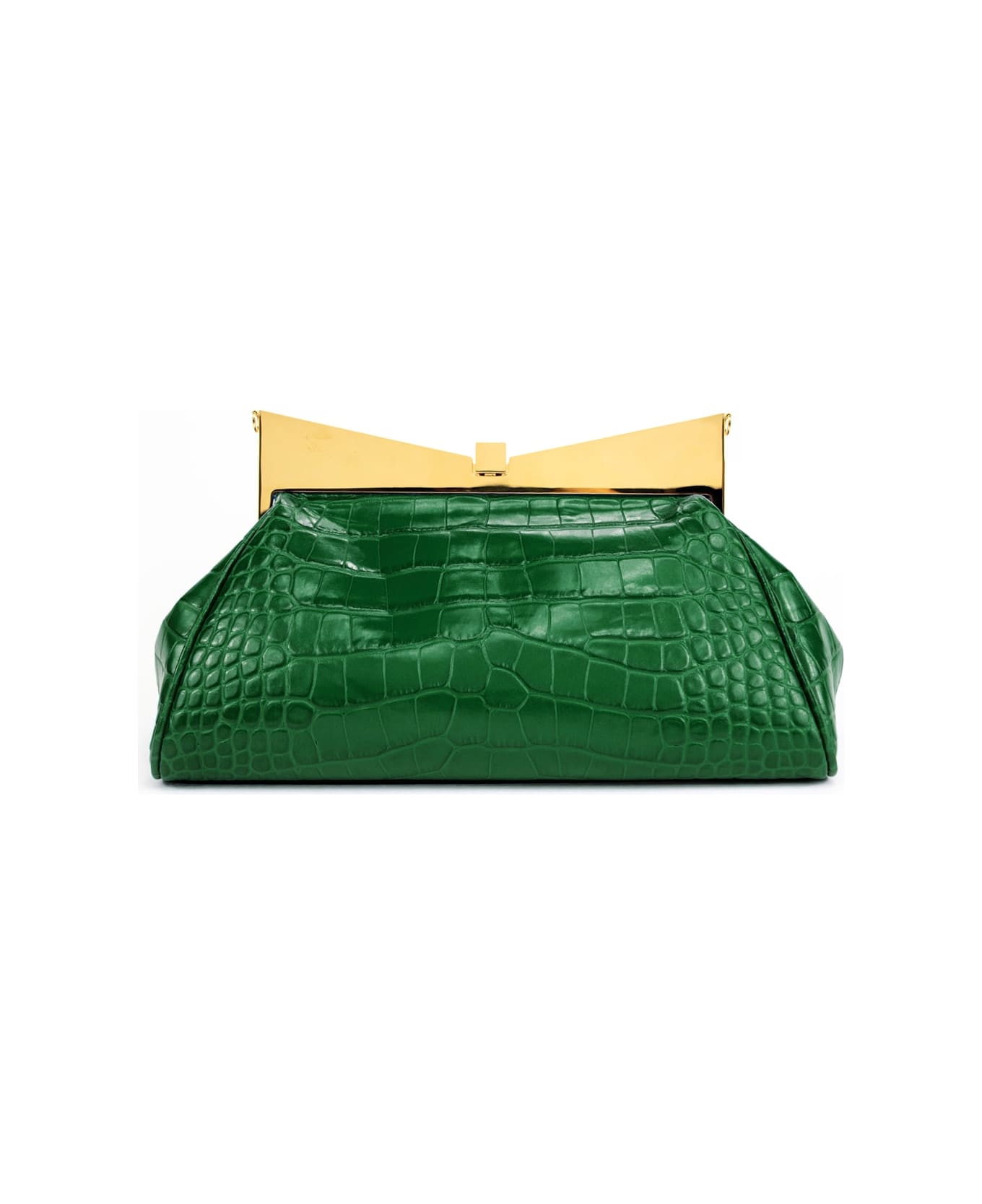 Sara Battaglia Lady Me Large - Green Croc