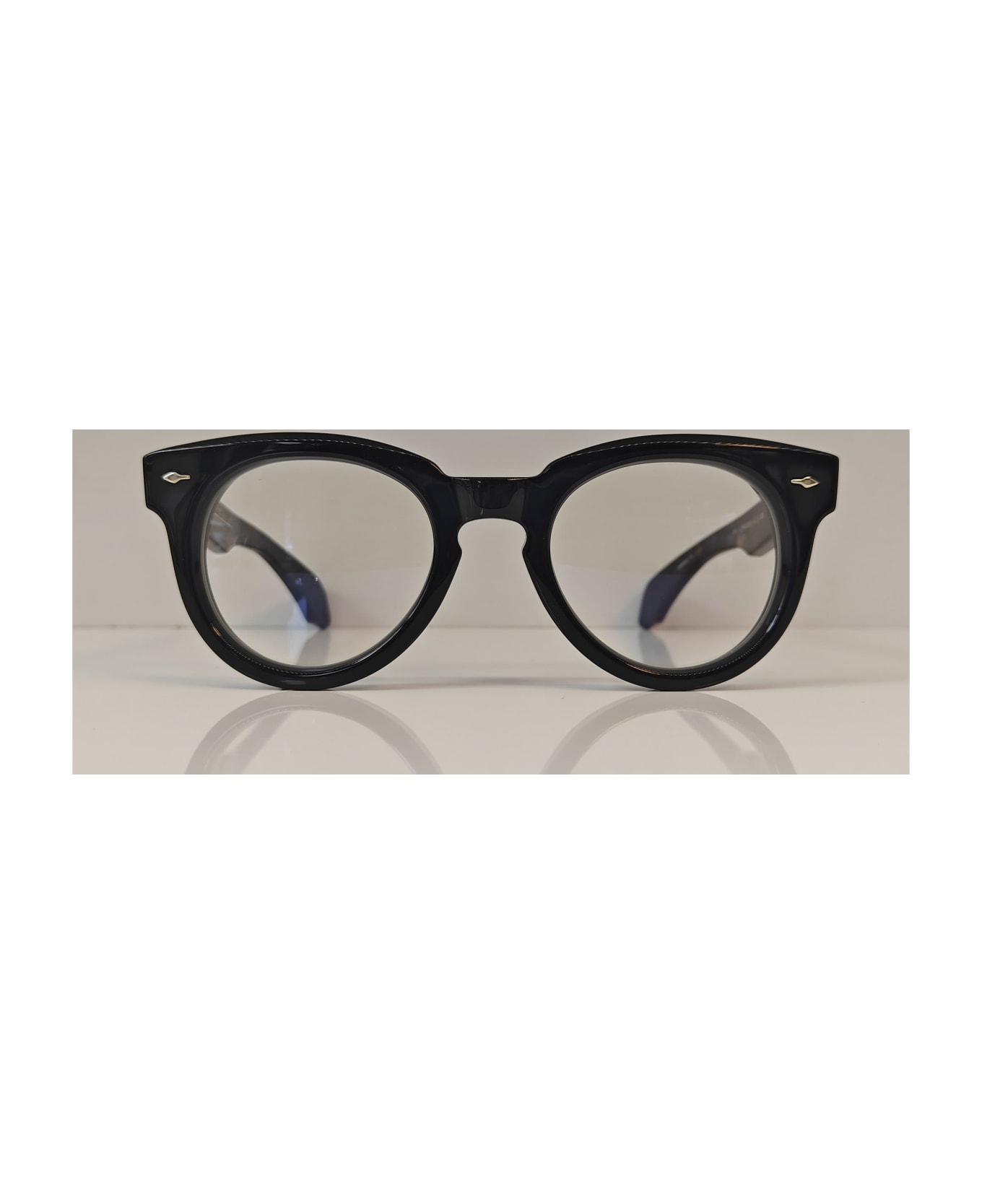 Jacques Marie Mage Fontainebleau 2 - Noir 7 Rx Glasses - black/silver アイウェア