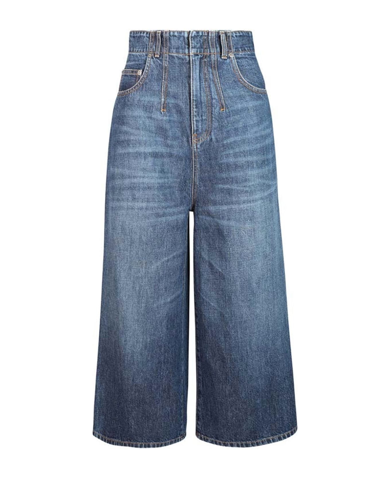 Dior Wide-leg Denim Jeans - Blue