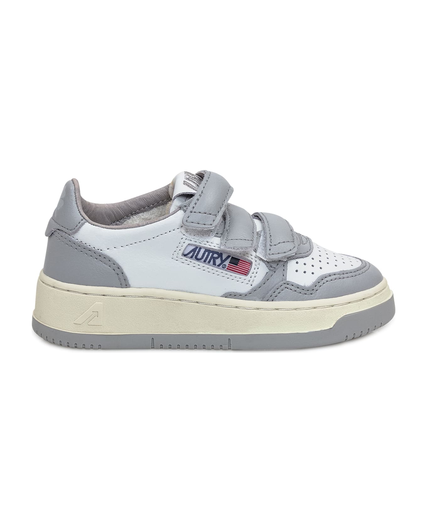 Autry Kidstripes Low Sneaker - WHT/VAPOR