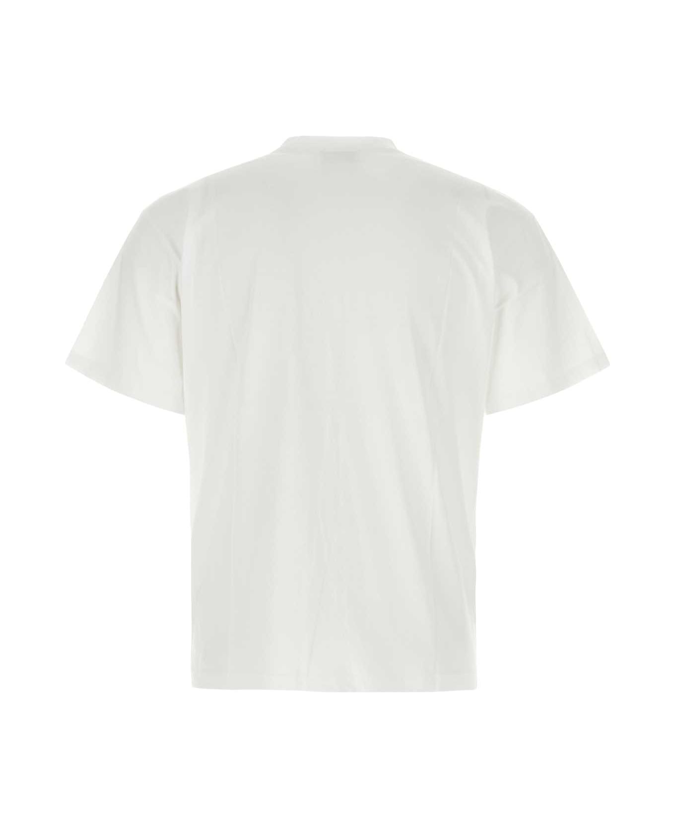 Aries White Cotton Temple T-shirt - WHITE Tシャツ