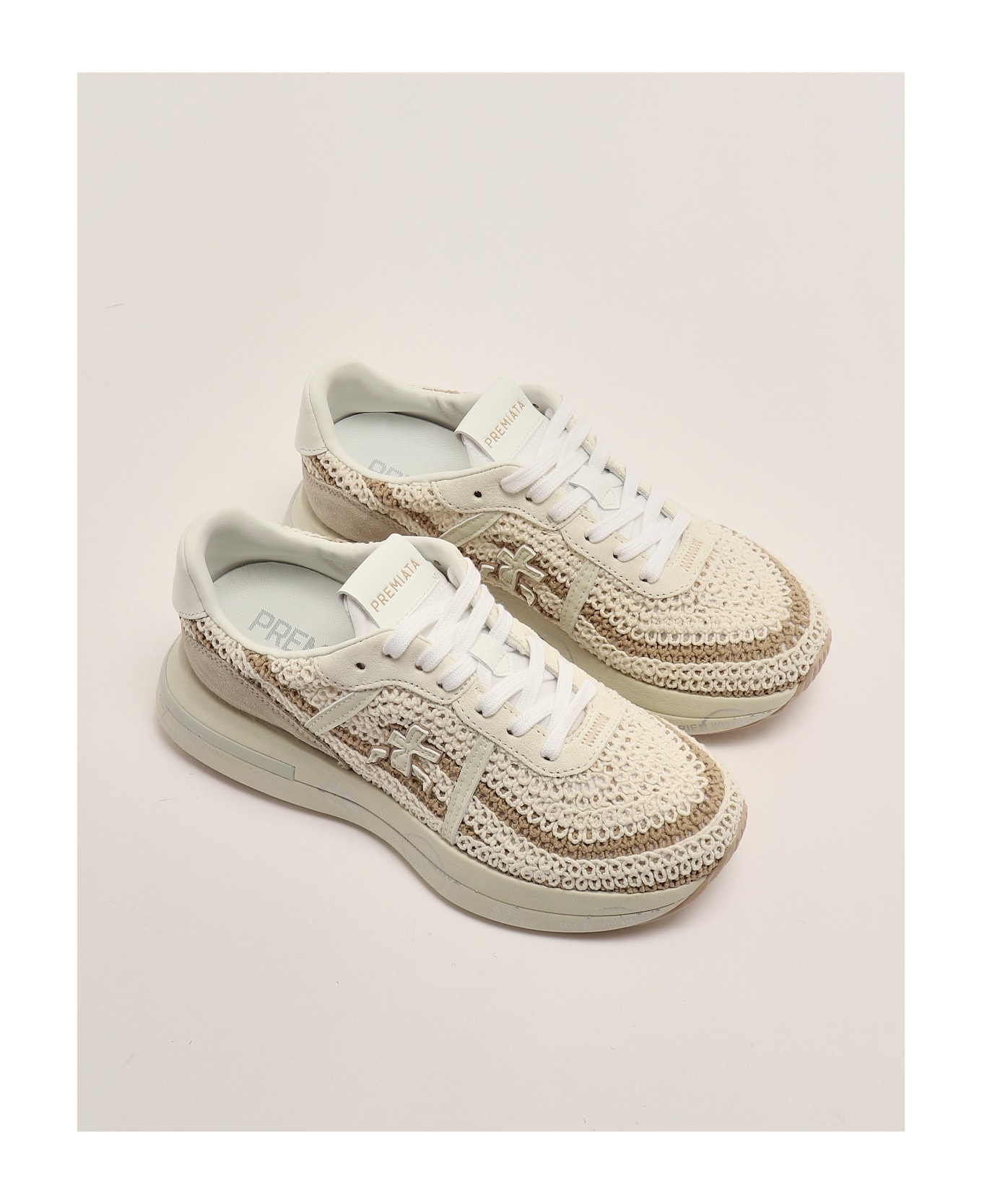 Premiata Cassie Sneaker - BIANCO-ECRU
