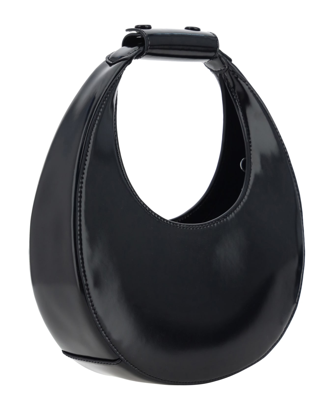 STAUD Mini Moon Bag - BLACK