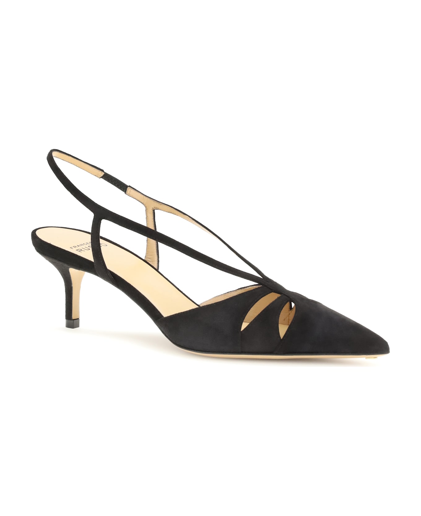 Francesco Russo Suede Leather Décolleté