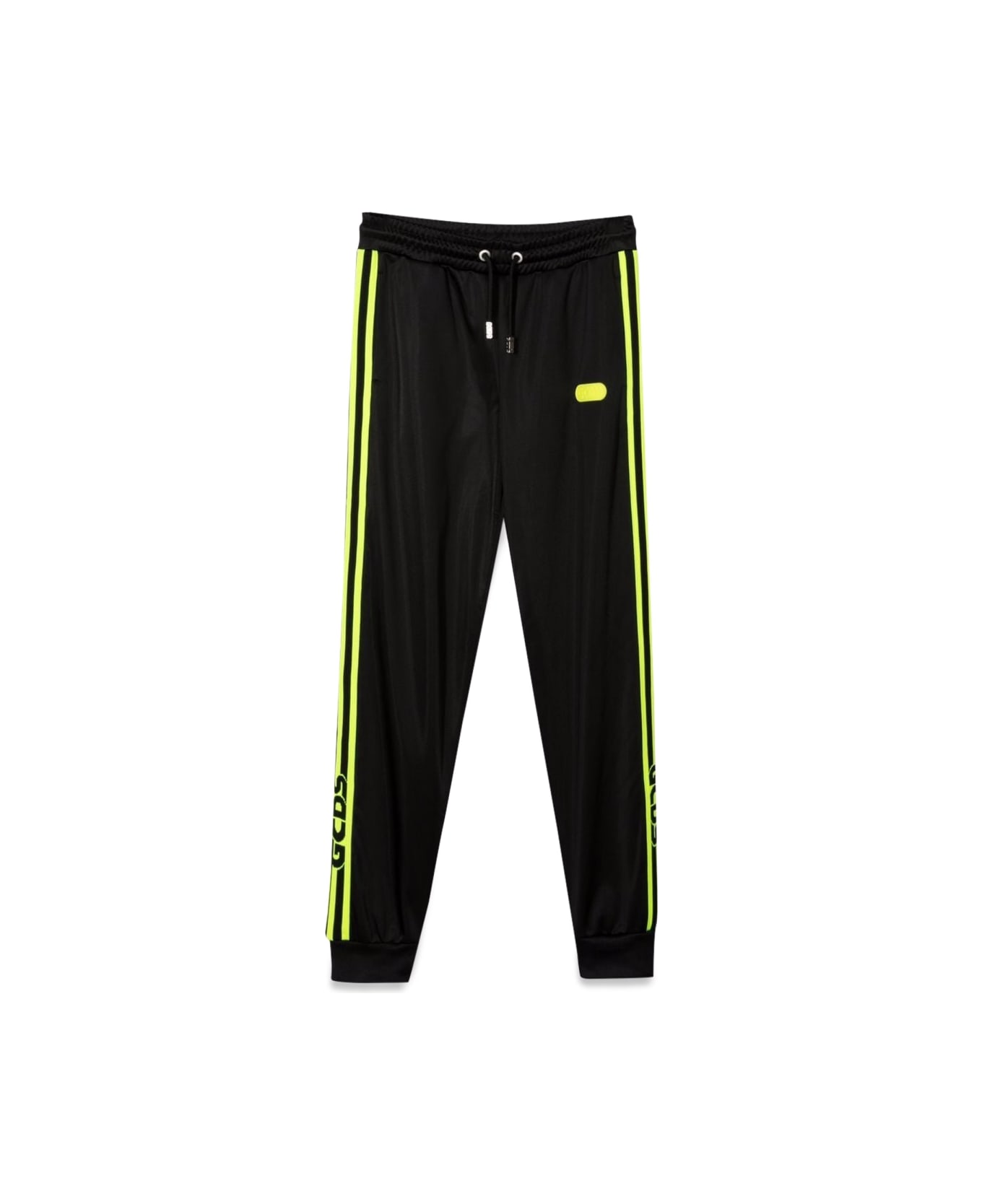 GCDS Triacetate Pants Boy - BLACK