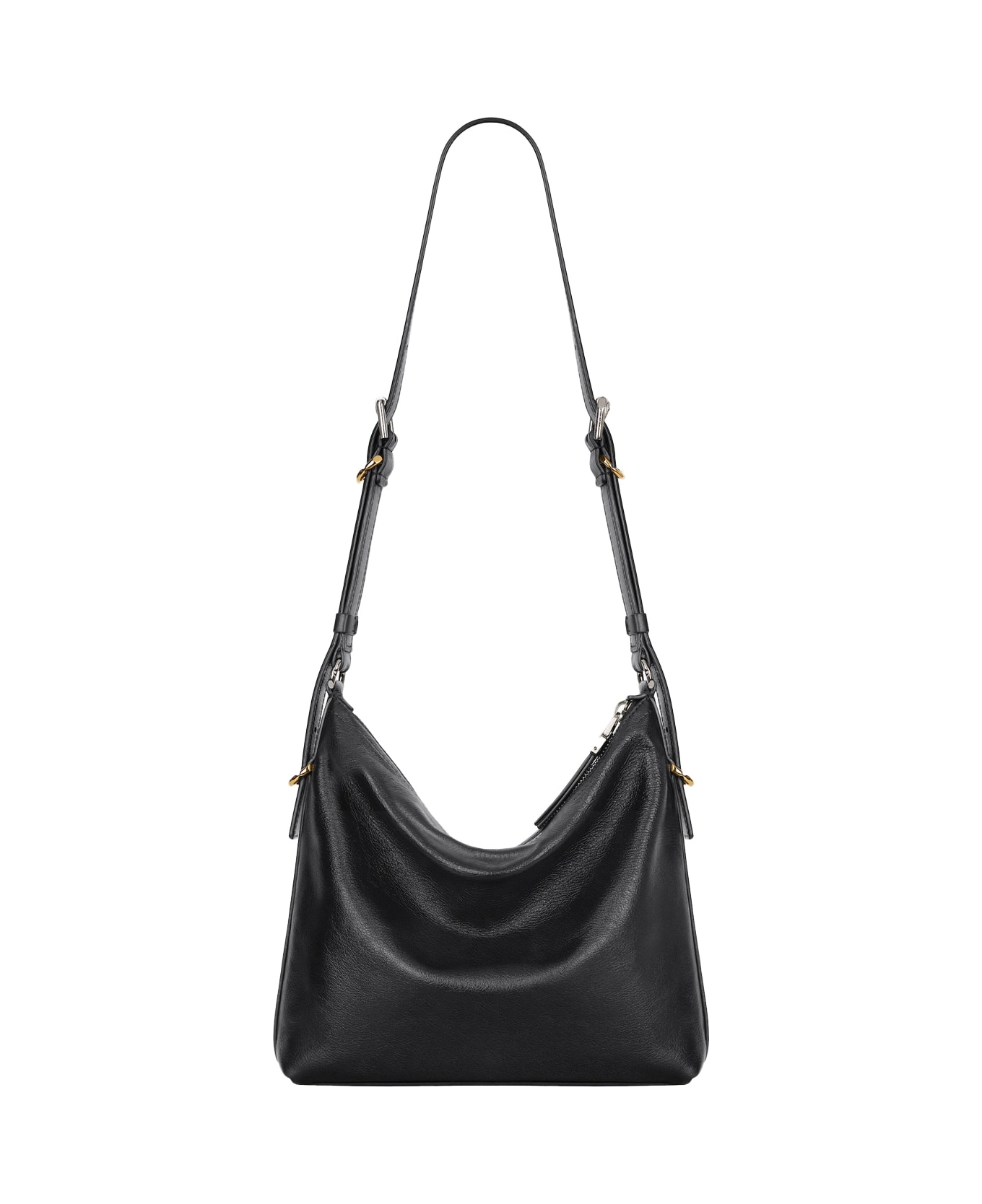 Givenchy Voyou Crossbody Bag In Black Leather - Black