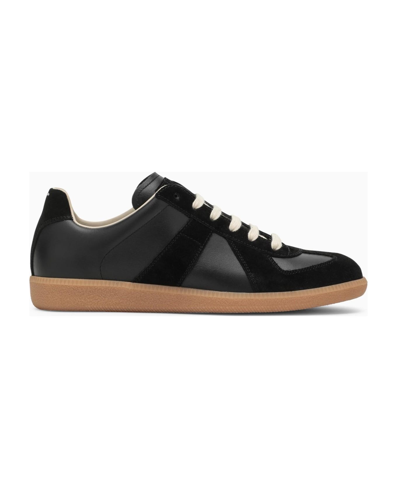 Maison Margiela Black Replica Sneakers | italist