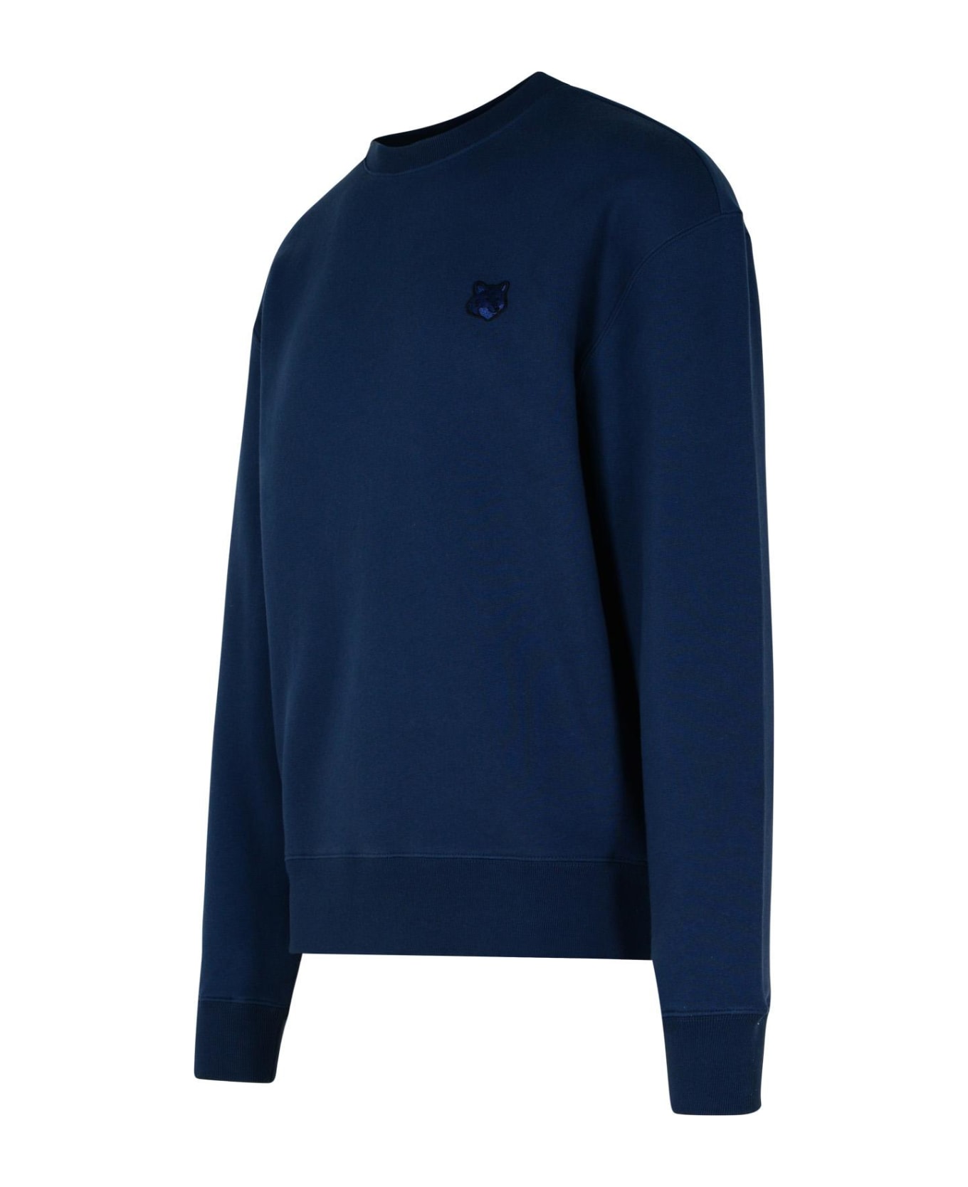 Maison Kitsuné Navy Cotton Sweatshirt - Navy