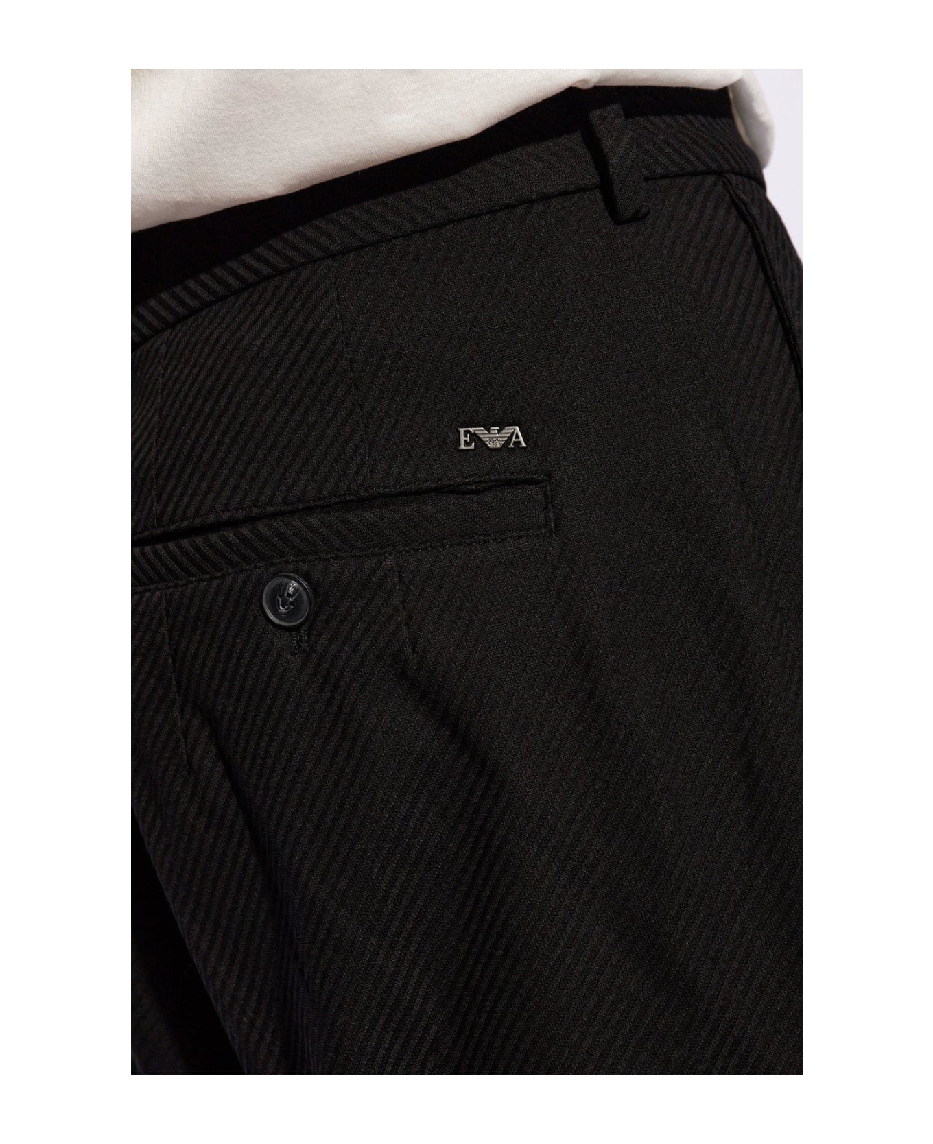Emporio Armani Trousers With Tapered Legs