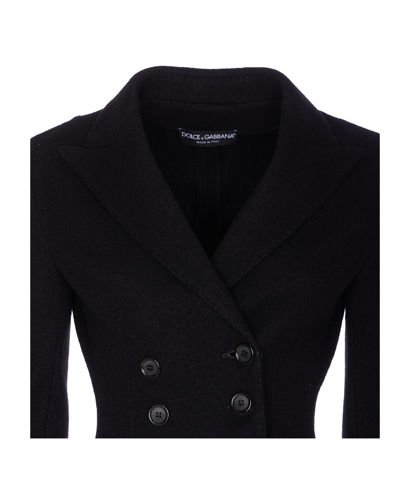 Dolce 
Gabbana Double Breasted Jacket - Black