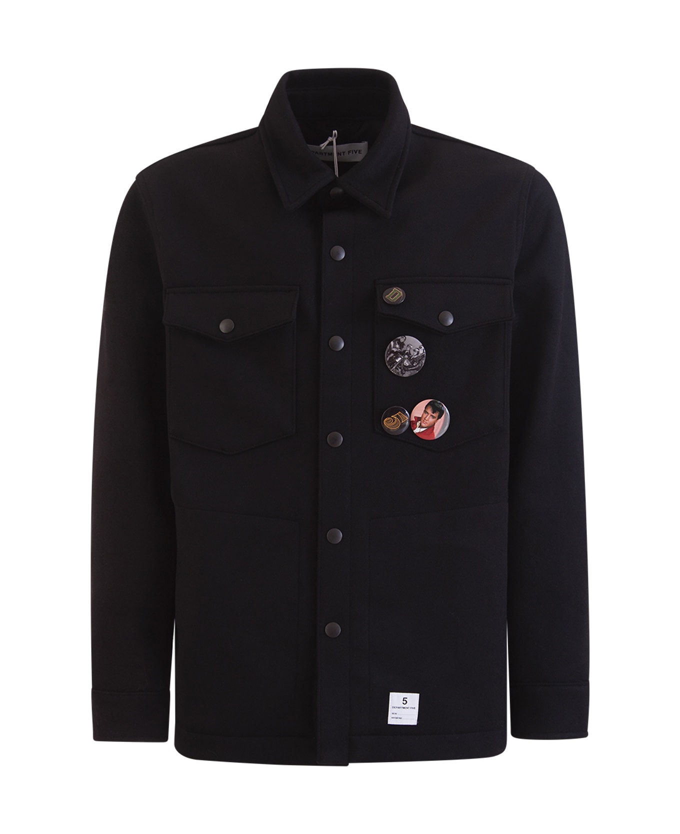 Department Five Jacket With Iconic Pins Department Five - BLACK