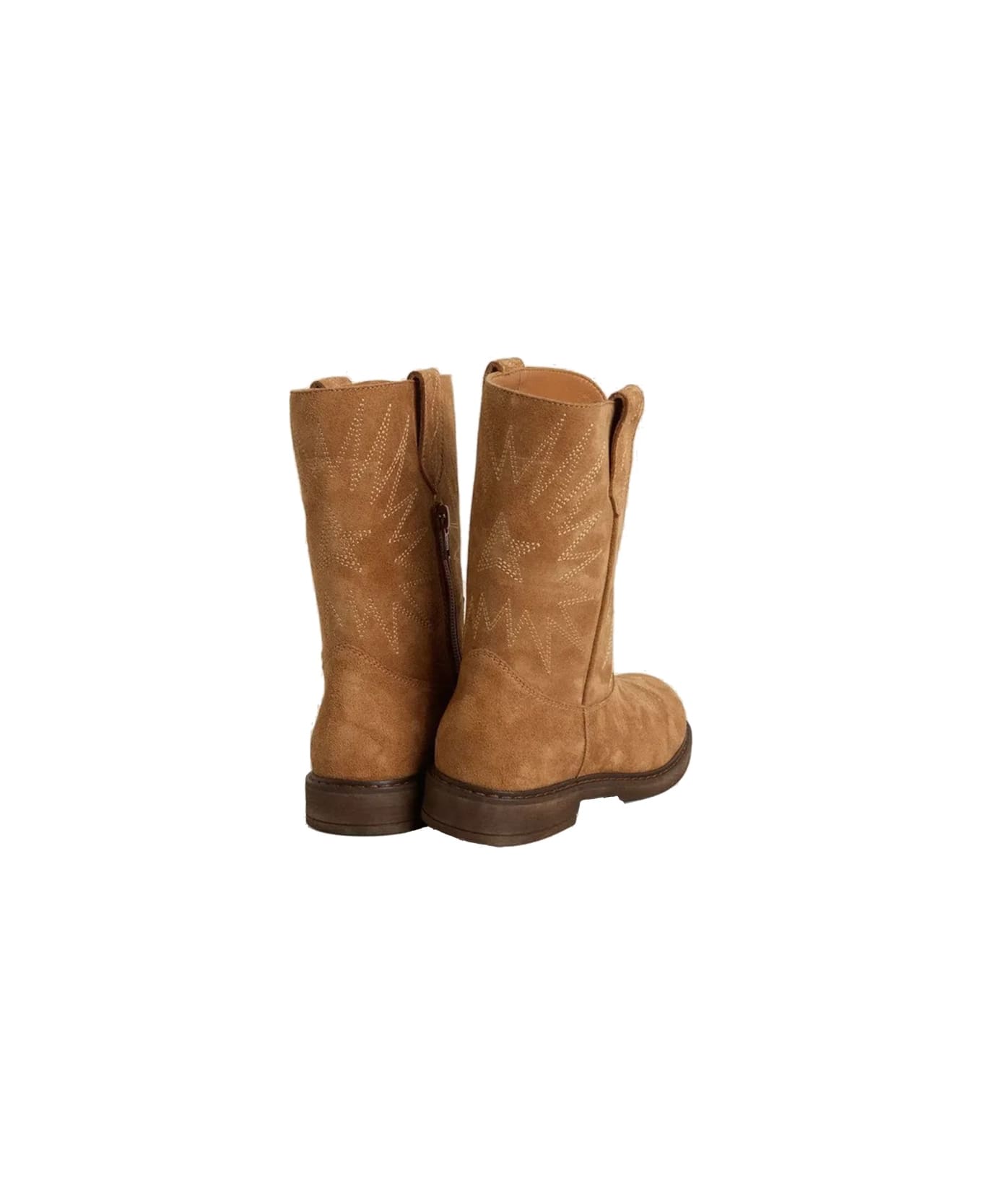 Golden Goose "wish Star Biker" Boots - BROWN