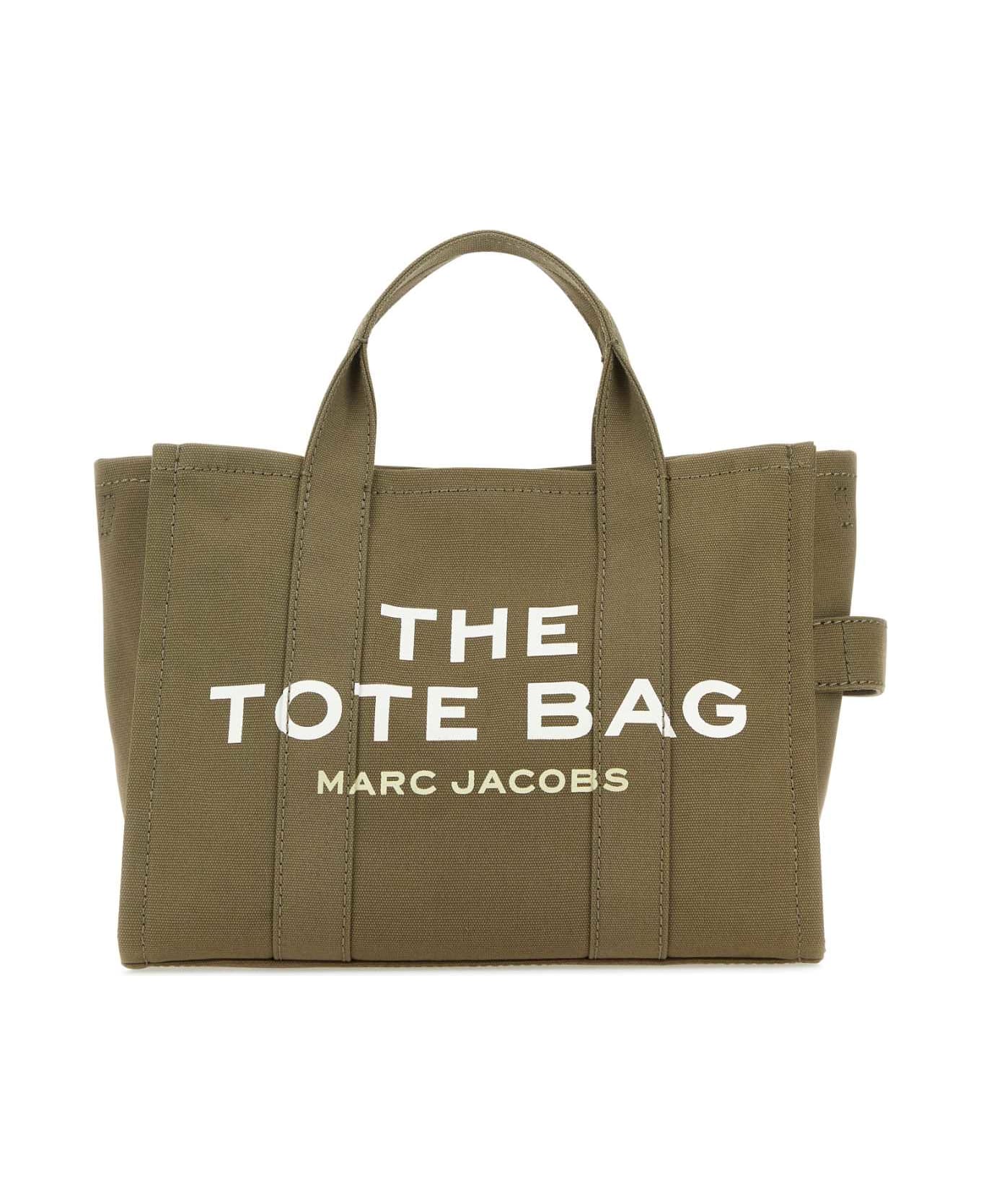 Marc Jacobs Army Green Canvas Medium The Tote Bag Handbag - 372