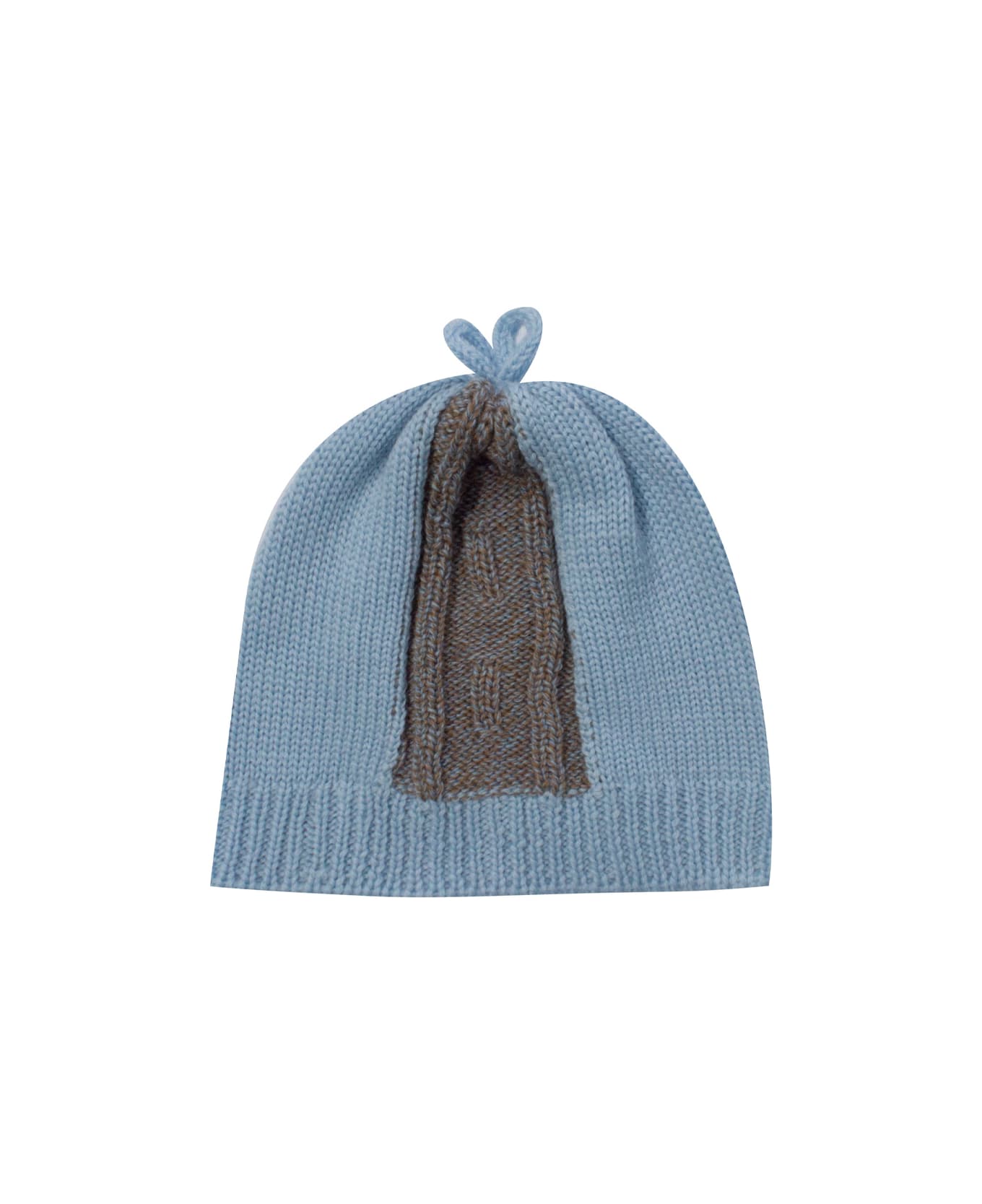 Piccola Giuggiola Wool Knit Hat - Light blue