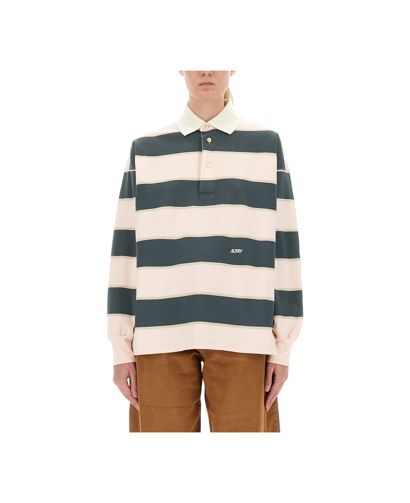 Autry Striped Polo. - MULTICOLOUR