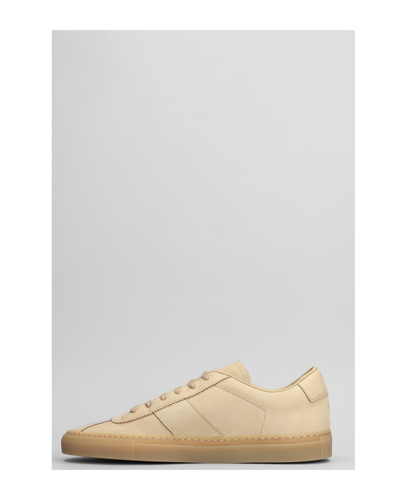Common Projects Tennis Trainer Sneakers In Beige Leather - beige