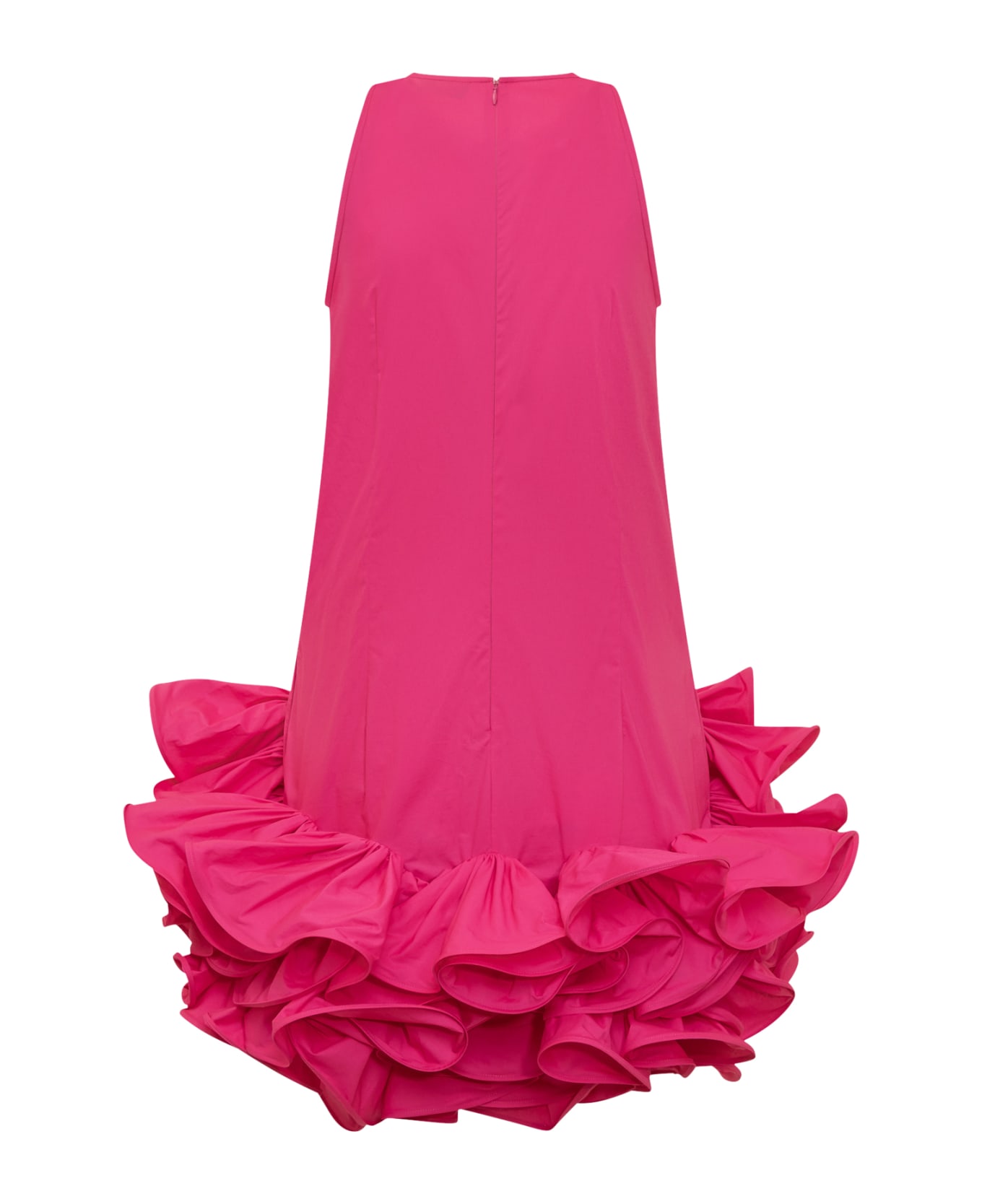 Rochas Midi Dress - BRIGHT PINK ワンピース＆ドレス