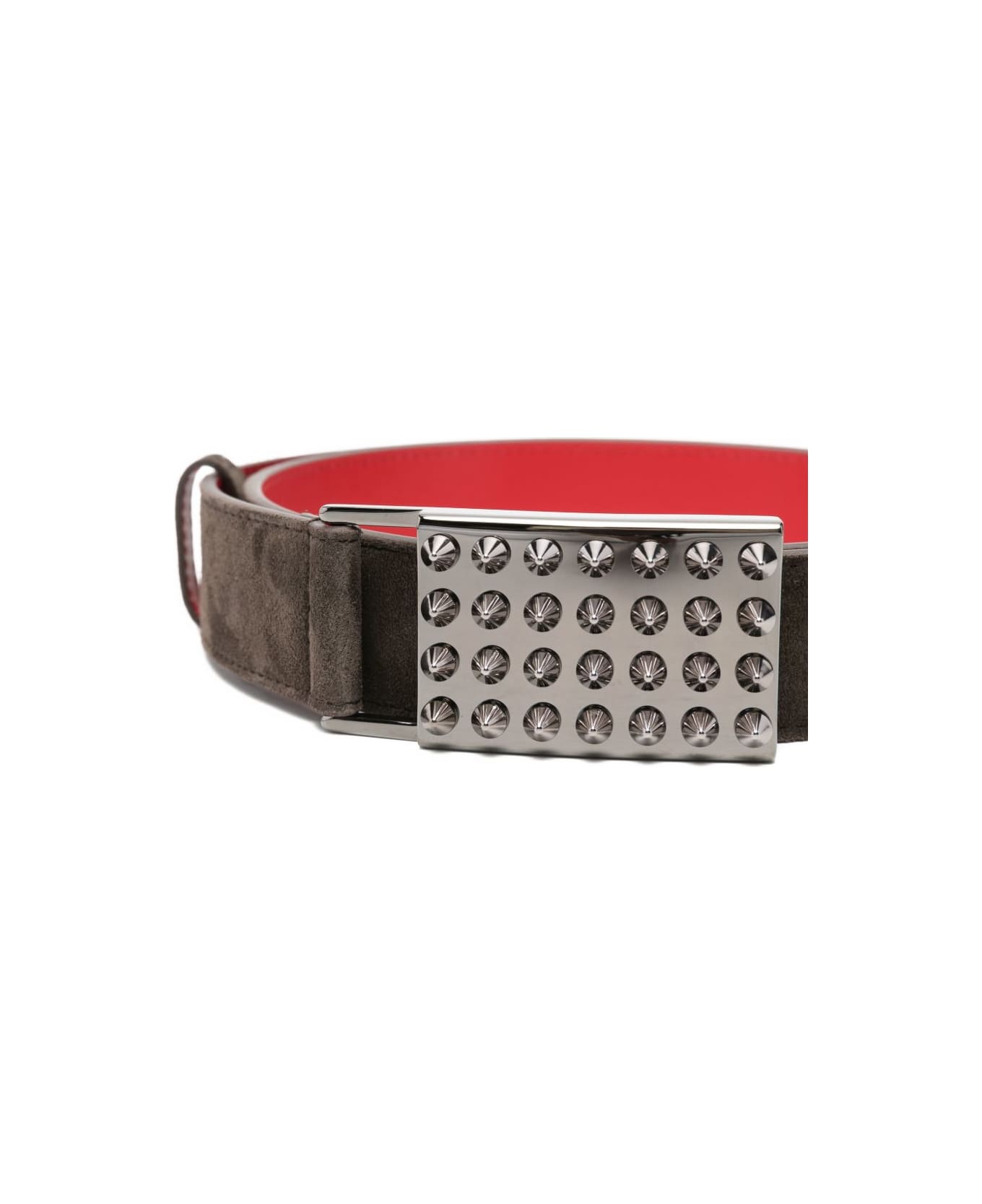 Christian Louboutin Funky Leather Belt - Black