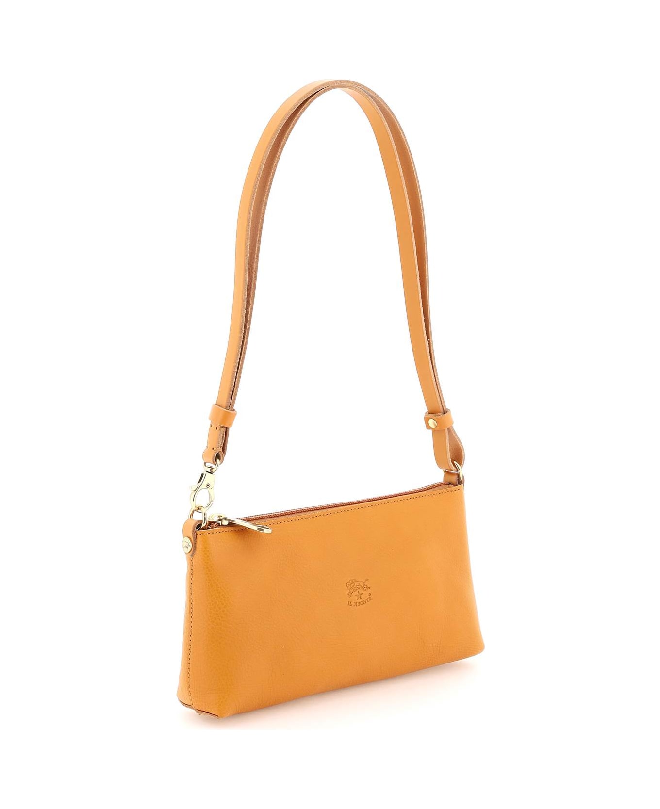 Il Bisonte 'lucia' Leather Shoulder Bag - MIELE (Orange)