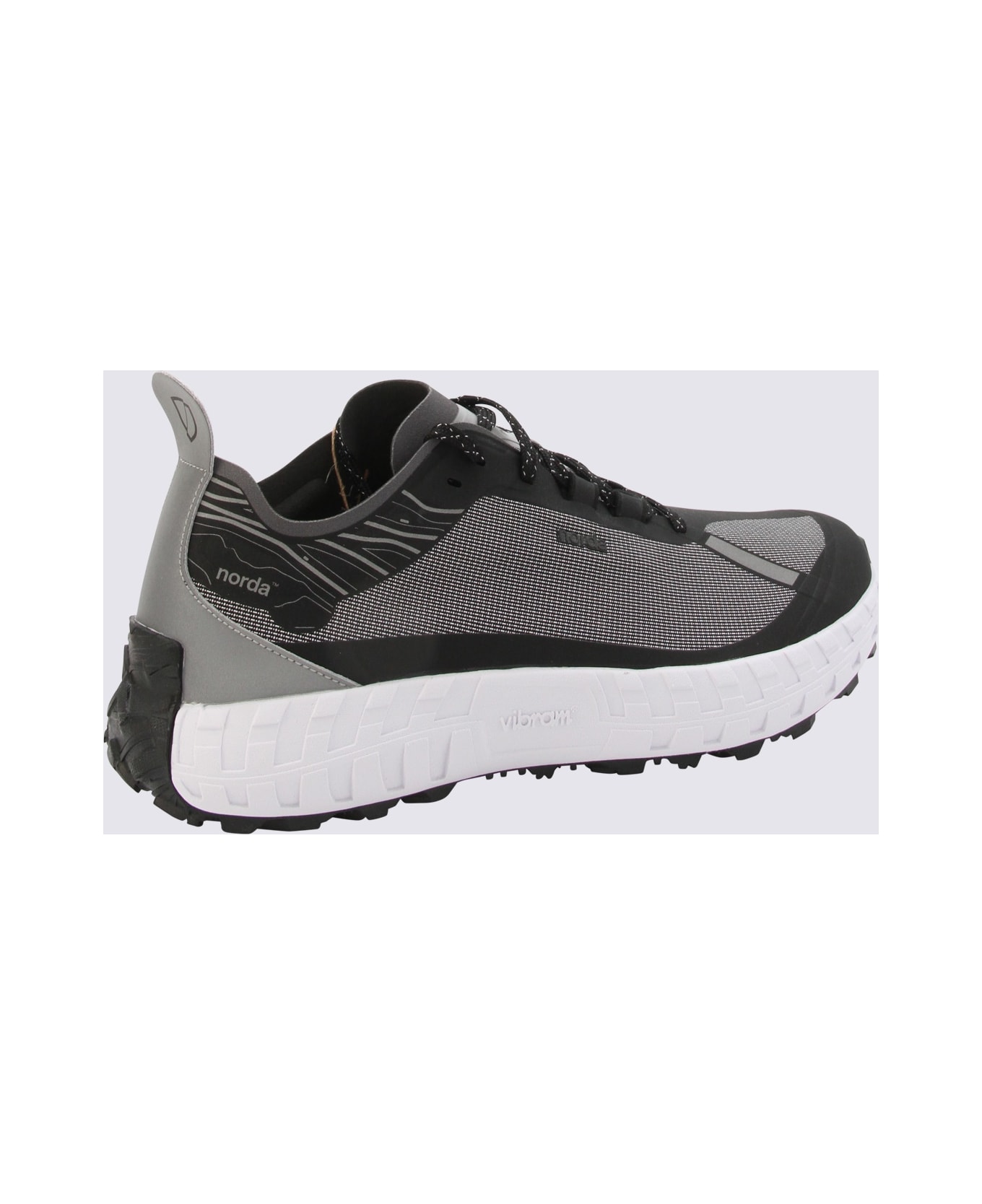 Norda Grey The 001 W Blk Sneakers - Black