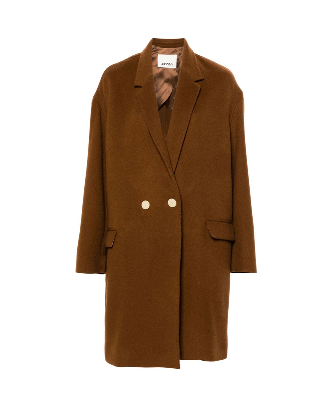 コート Isabel Marant Brown wool blend Efegozi coat Isabel Marant Brown Wool Blend Efegozi Coat | italist