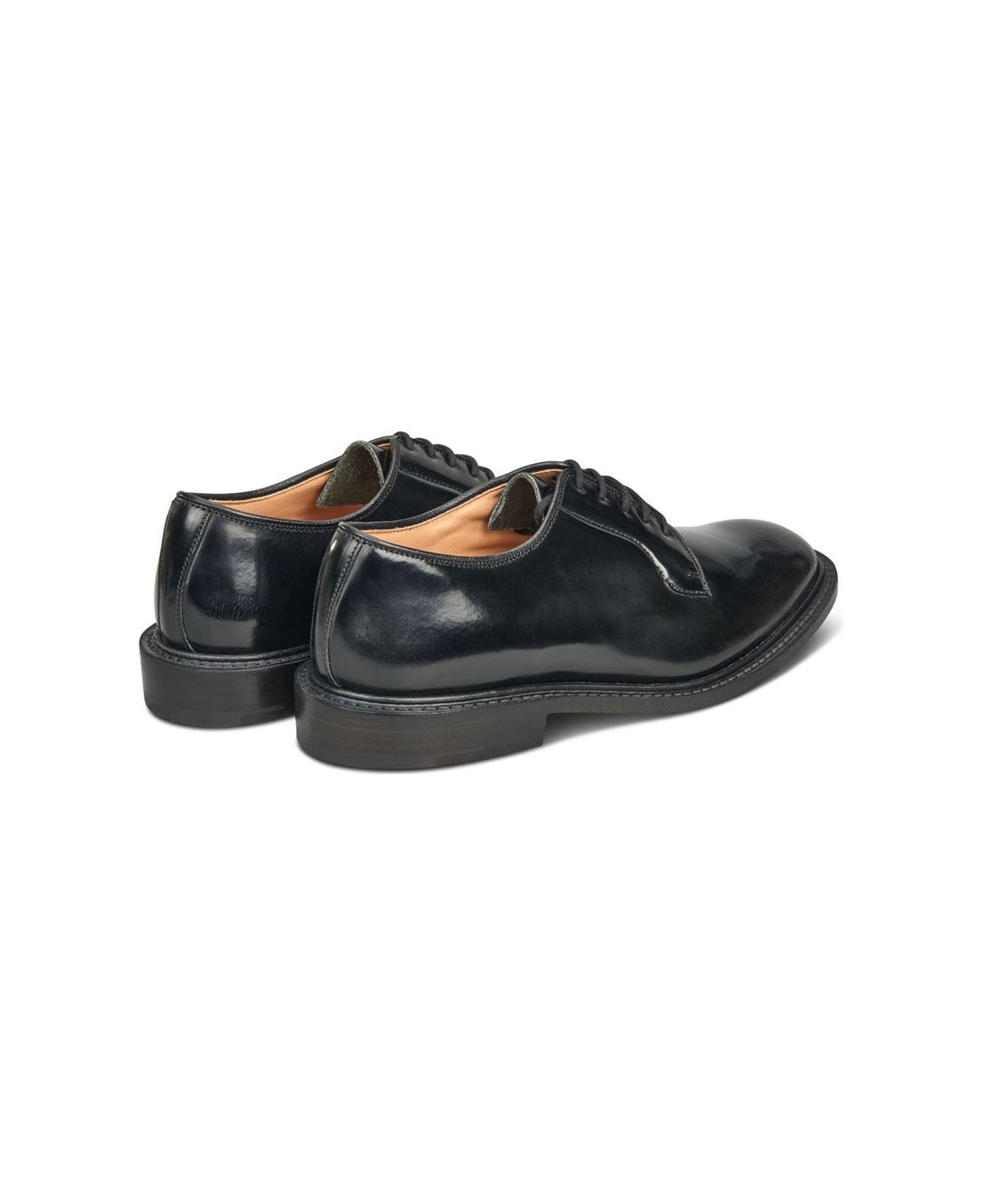 Tricker's Lace-up Derby Shoes Laced Shoes - NERO