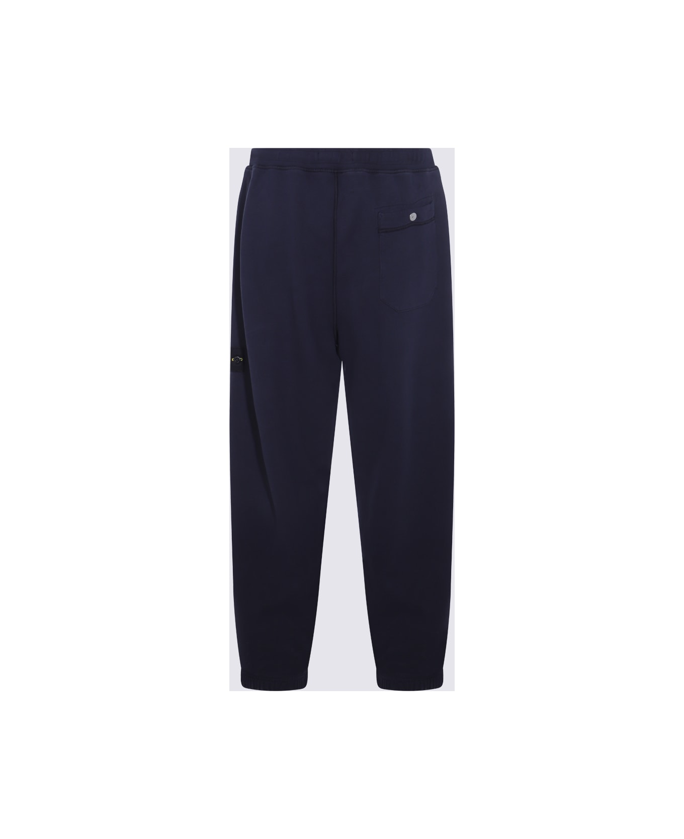 Stone Island Blue Cotton Pants - Blue