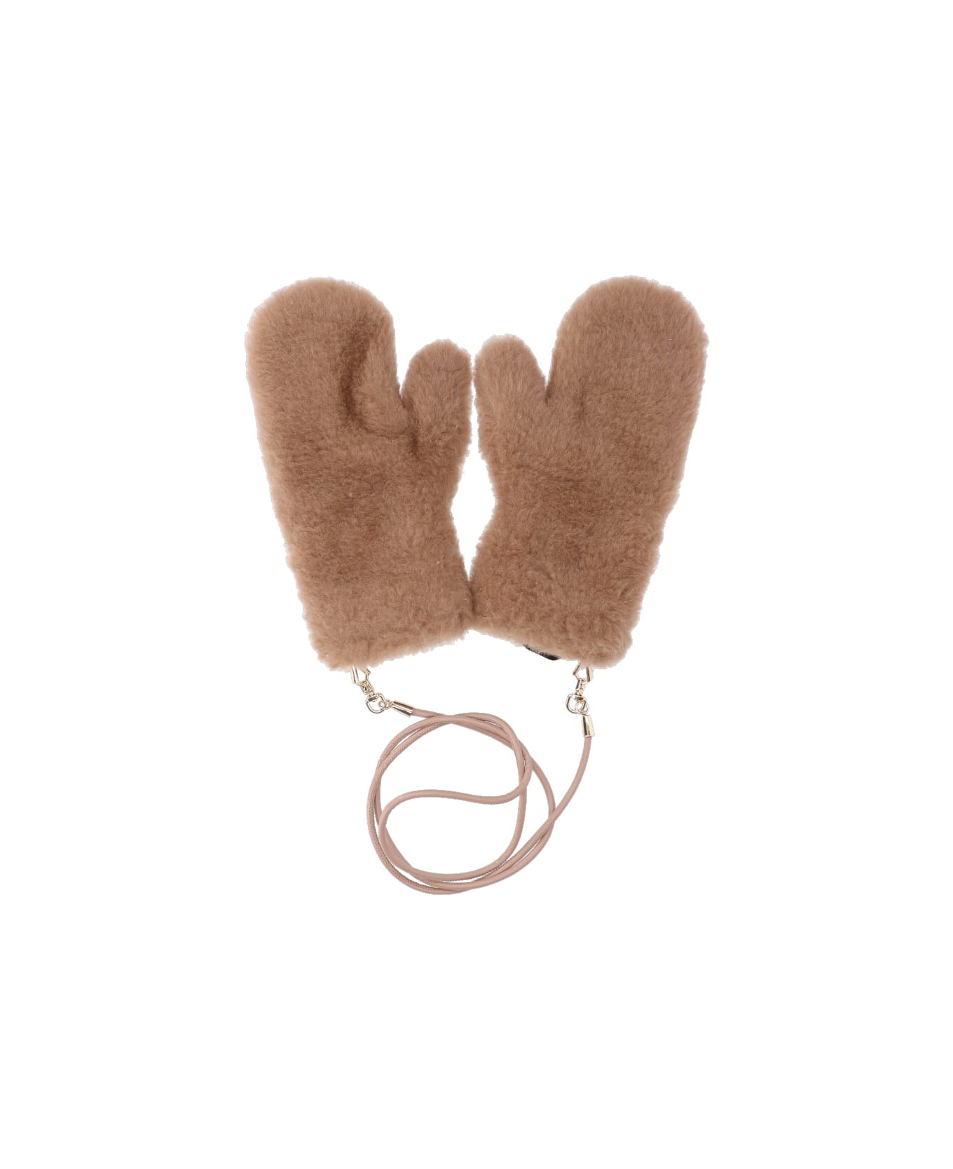 Max Mara Teddy Gloves - Beige